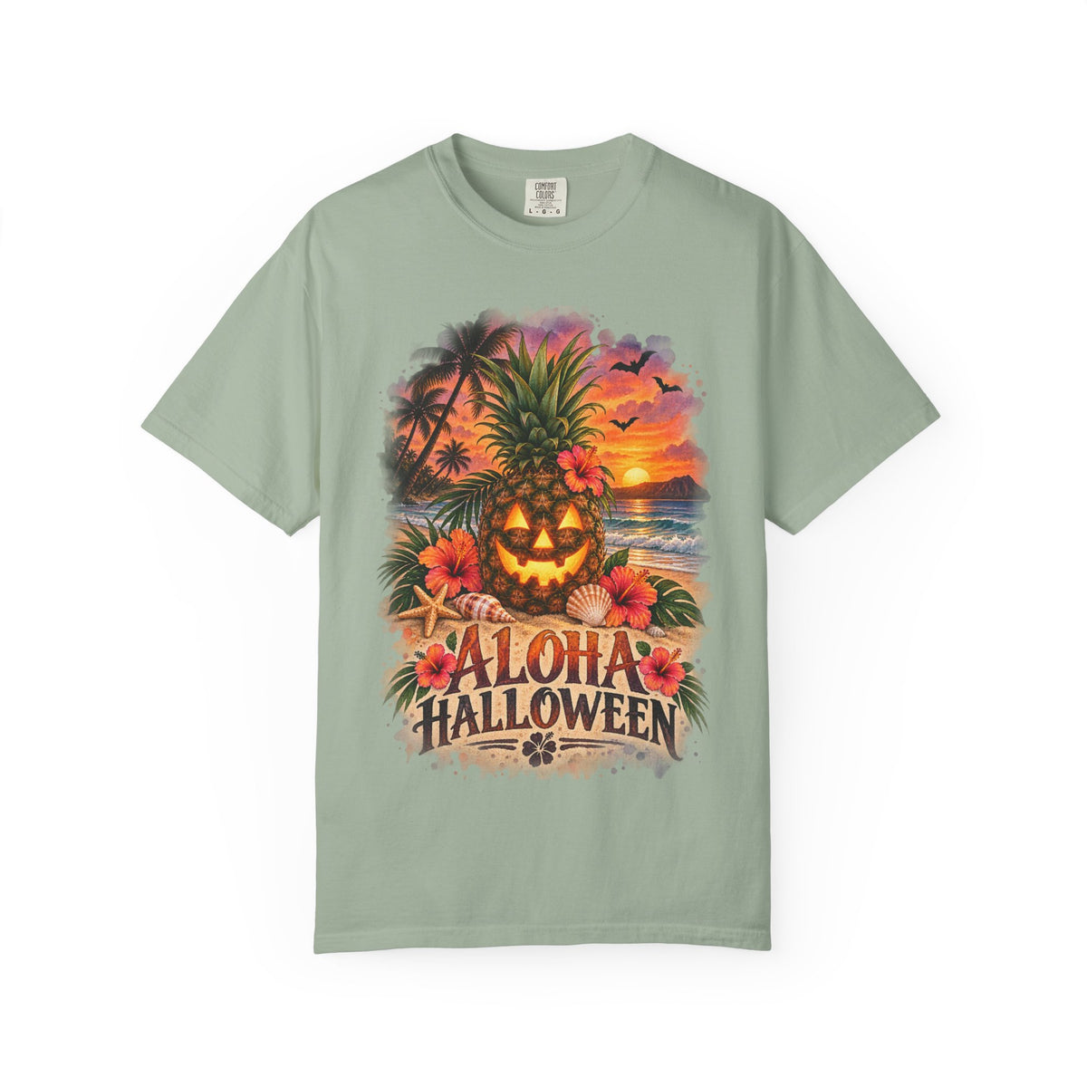 Aloha Halloween Tropical Pineapple T-Shirt