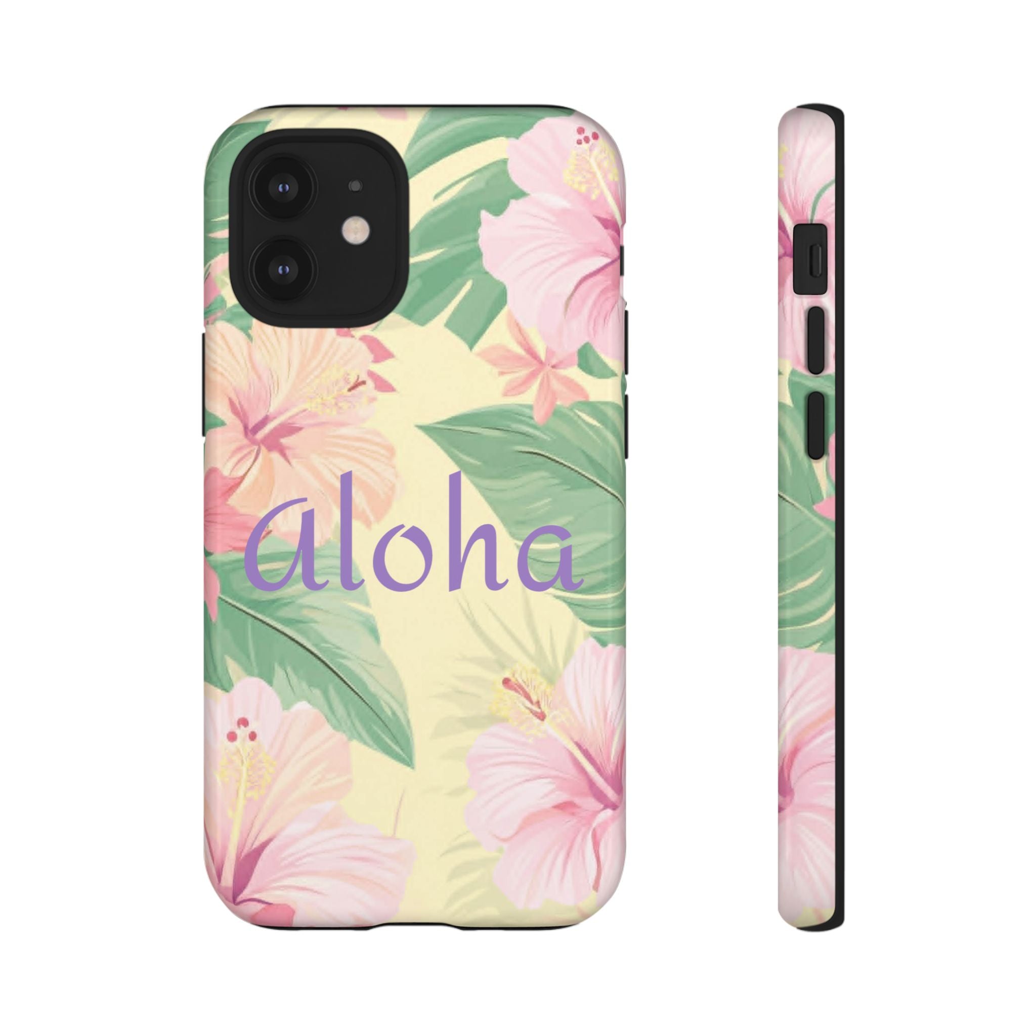 Aloha Floral Tough Phone Case — Tropical Hibiscus Protective Cover