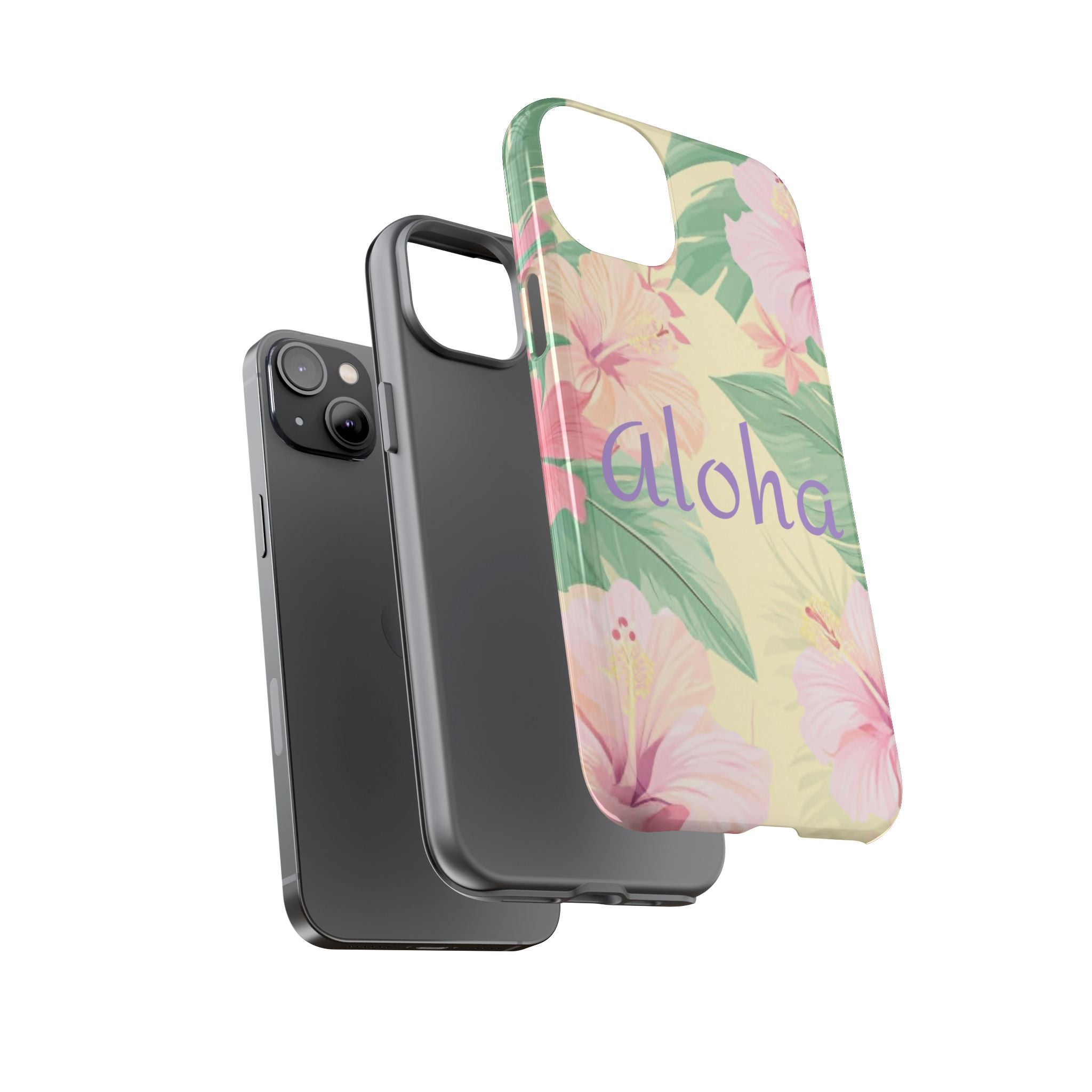 Aloha Floral Tough Phone Case — Tropical Hibiscus Protective Cover