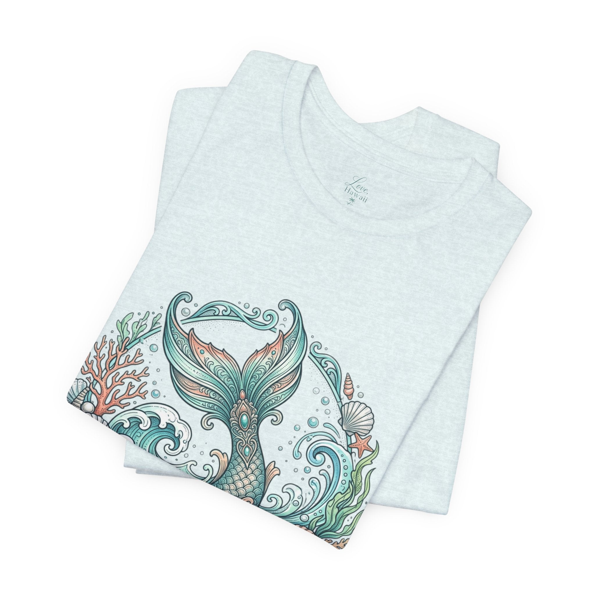 Soul of a Mermaid Mouth of a Sailor Tee | Mermaid Tail Nautical Tee