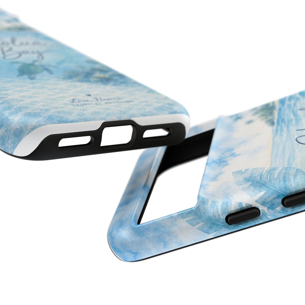 Honolua Bay Hawaii Tough Case | Sea Turtle Ocean Art | Tropical Watercolor Phone Cover