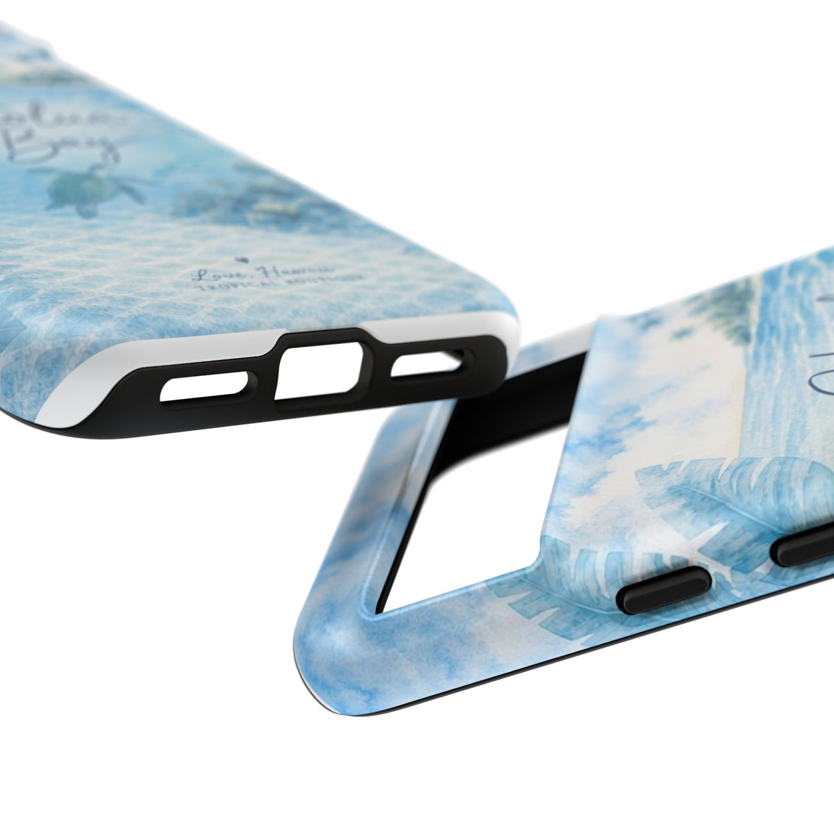 Honolua Bay Hawaii Tough Case | Sea Turtle Ocean Art | Tropical Watercolor Phone Cover