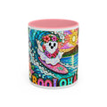 BOOLOHA Surfing Ghost Mug | Two-Tone Accent Coffee Cup