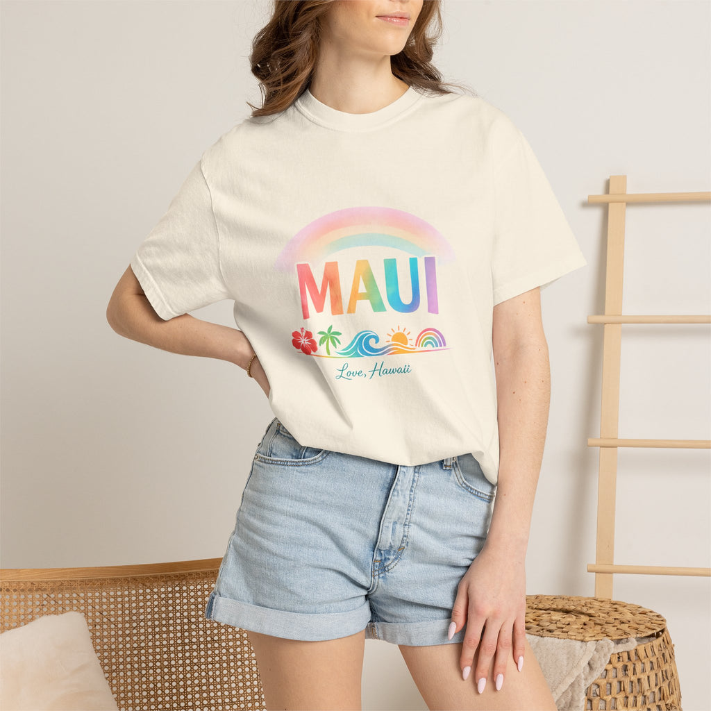Maui Tropical Rainbow Tee – Love, Hawaii Collection
