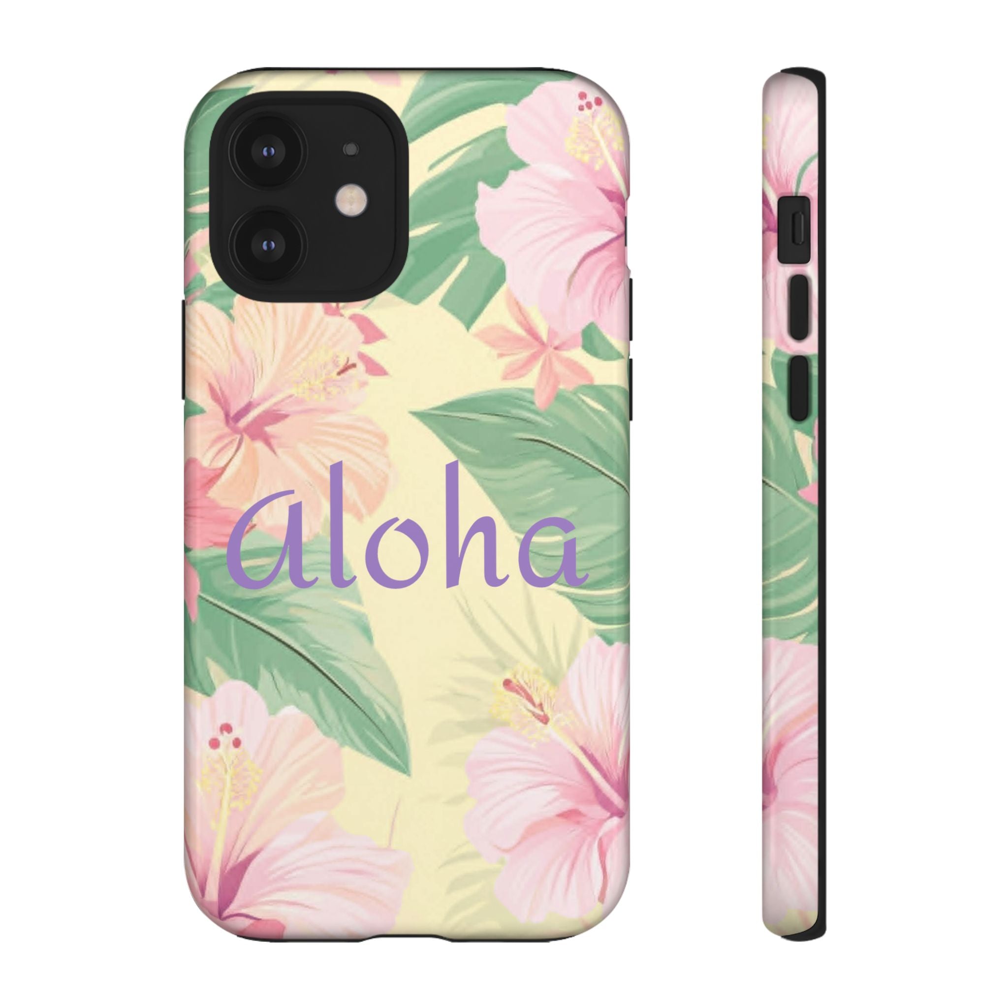 Aloha Floral Tough Phone Case — Tropical Hibiscus Protective Cover