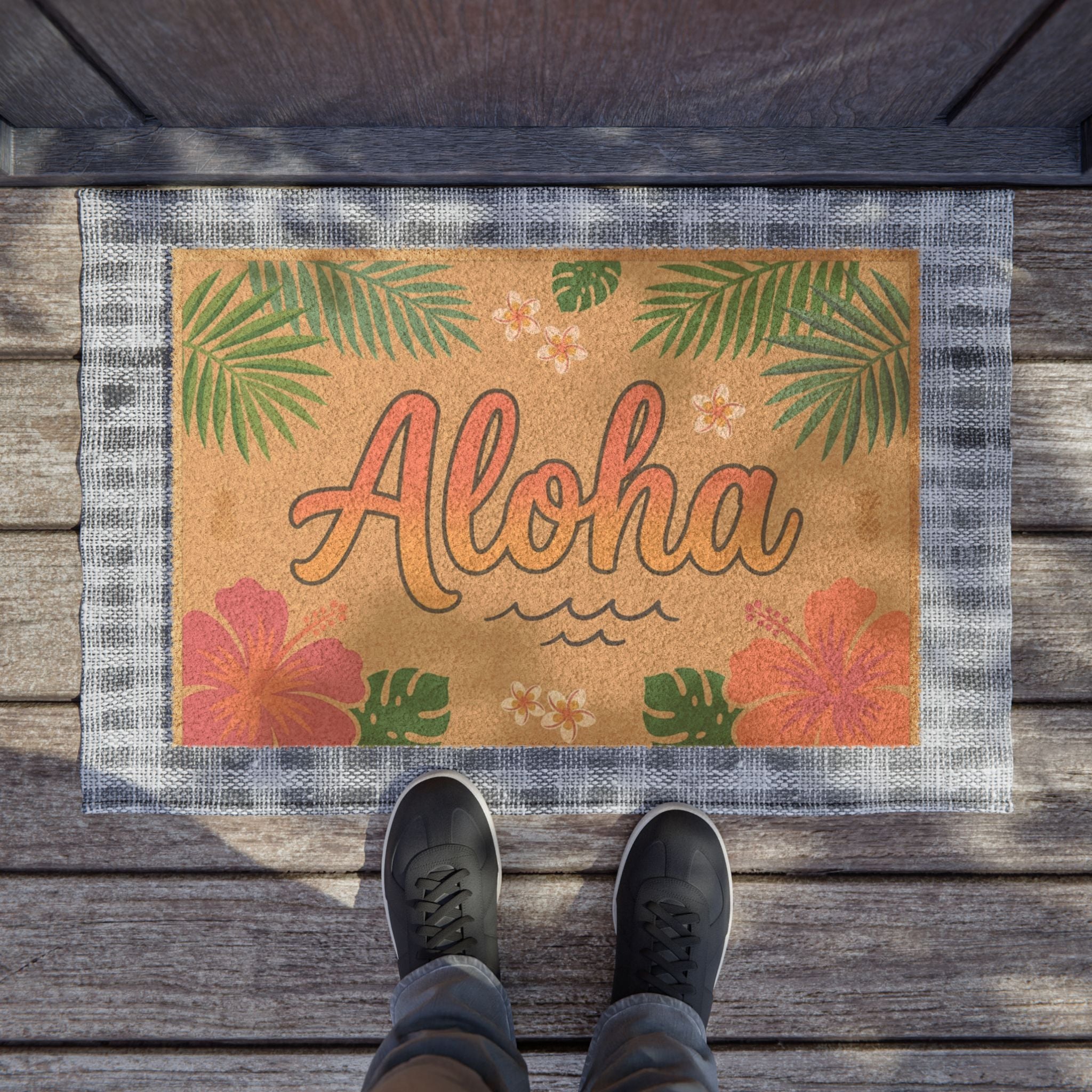Doormat — Aloha Tropical Coir Welcome Mat