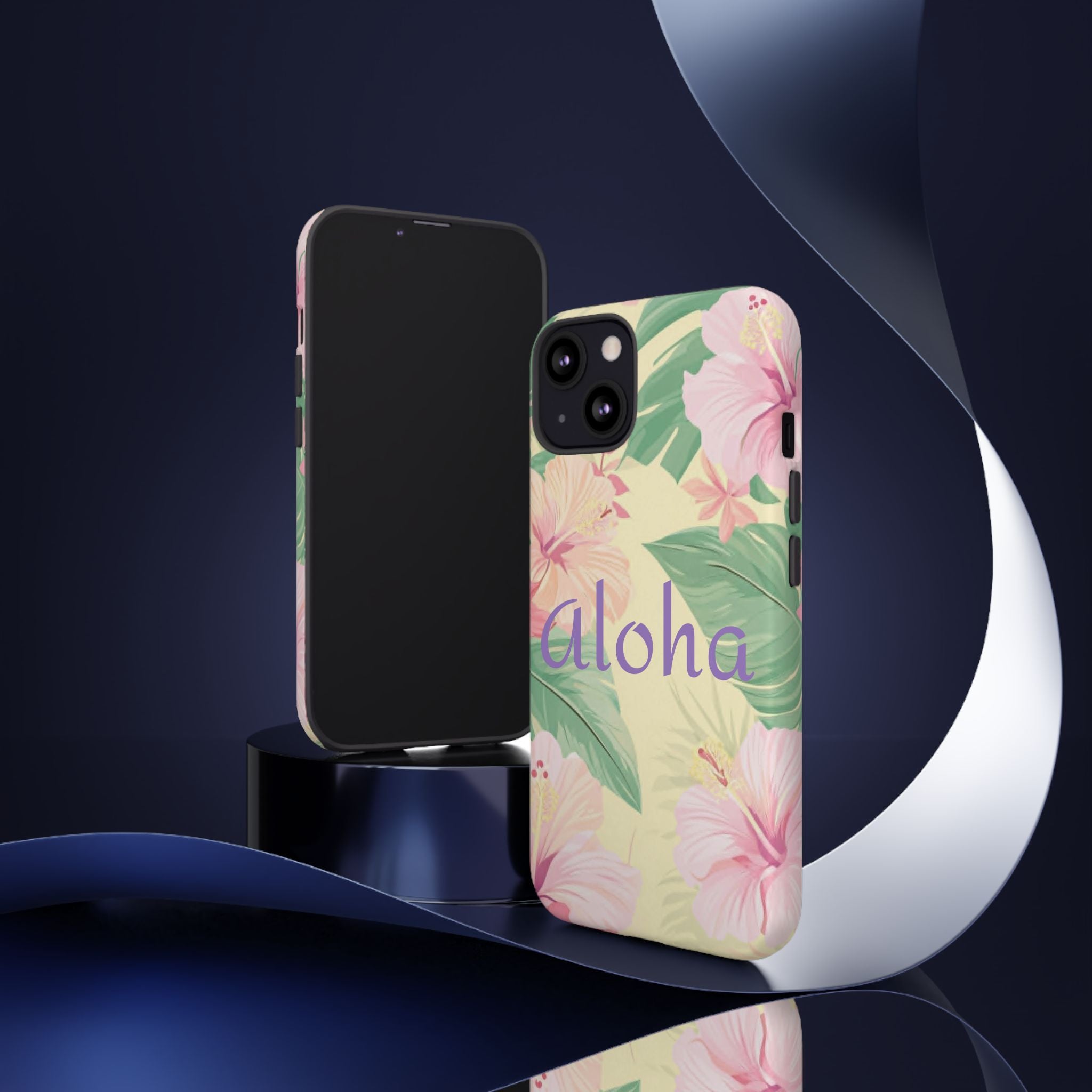 Aloha Floral Tough Phone Case — Tropical Hibiscus Protective Cover