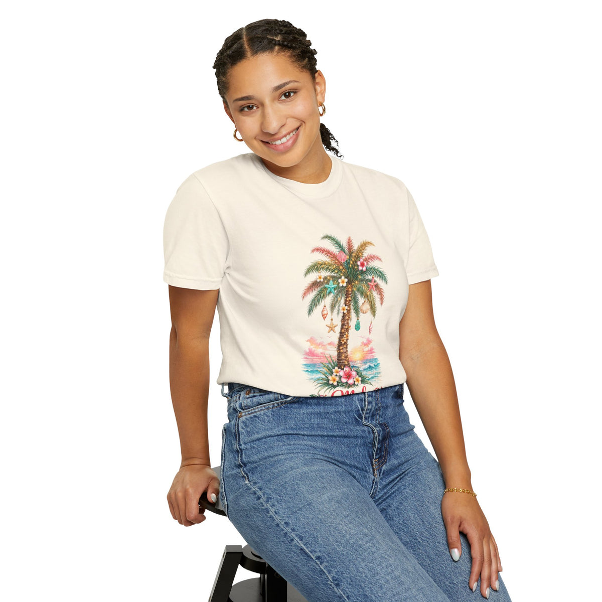 Mele Kalikimaka Hawaiian Christmas Shirt | Love, Hawaii