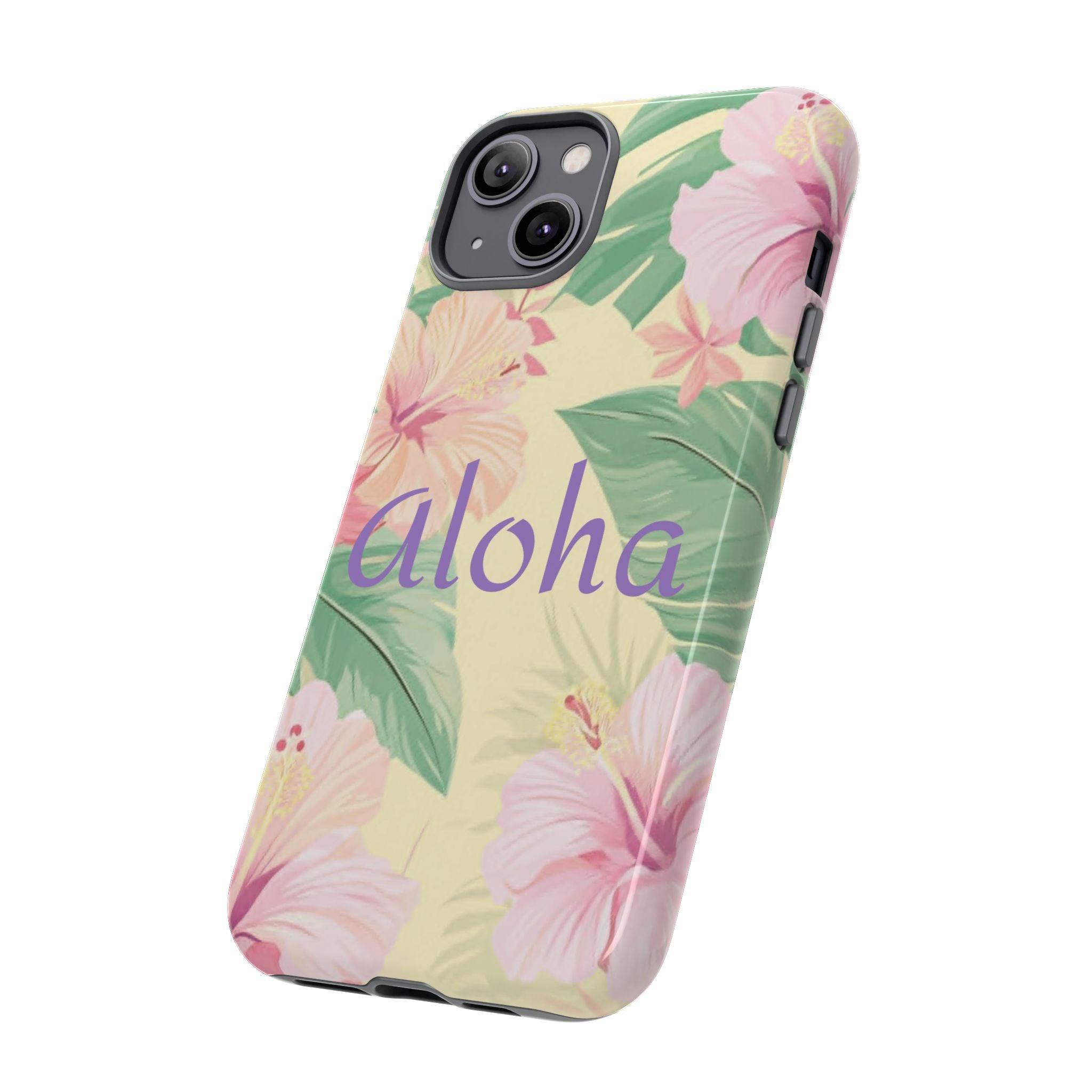 Aloha Floral Tough Phone Case — Tropical Hibiscus Protective Cover
