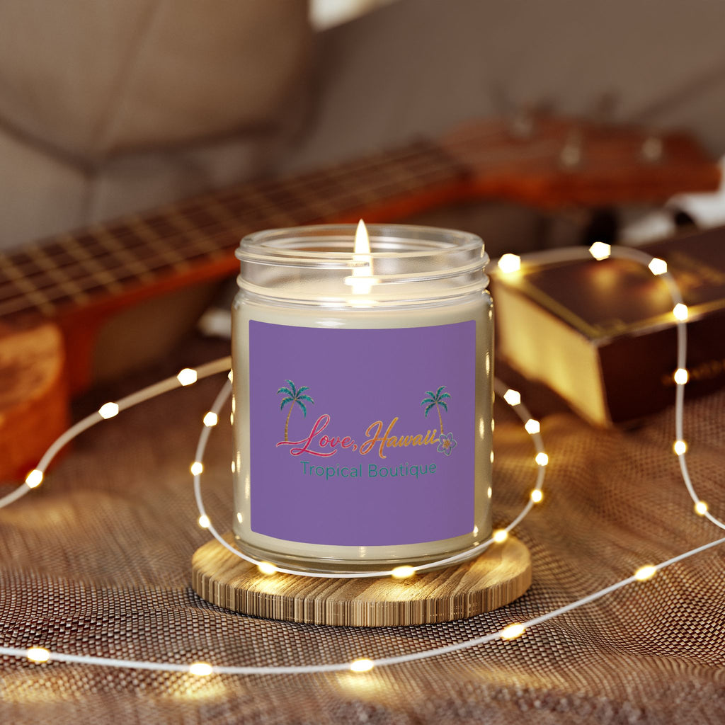 Coconut Apricot Scented Candle — Tropical Boutique Soy Jar (4oz or 9oz)