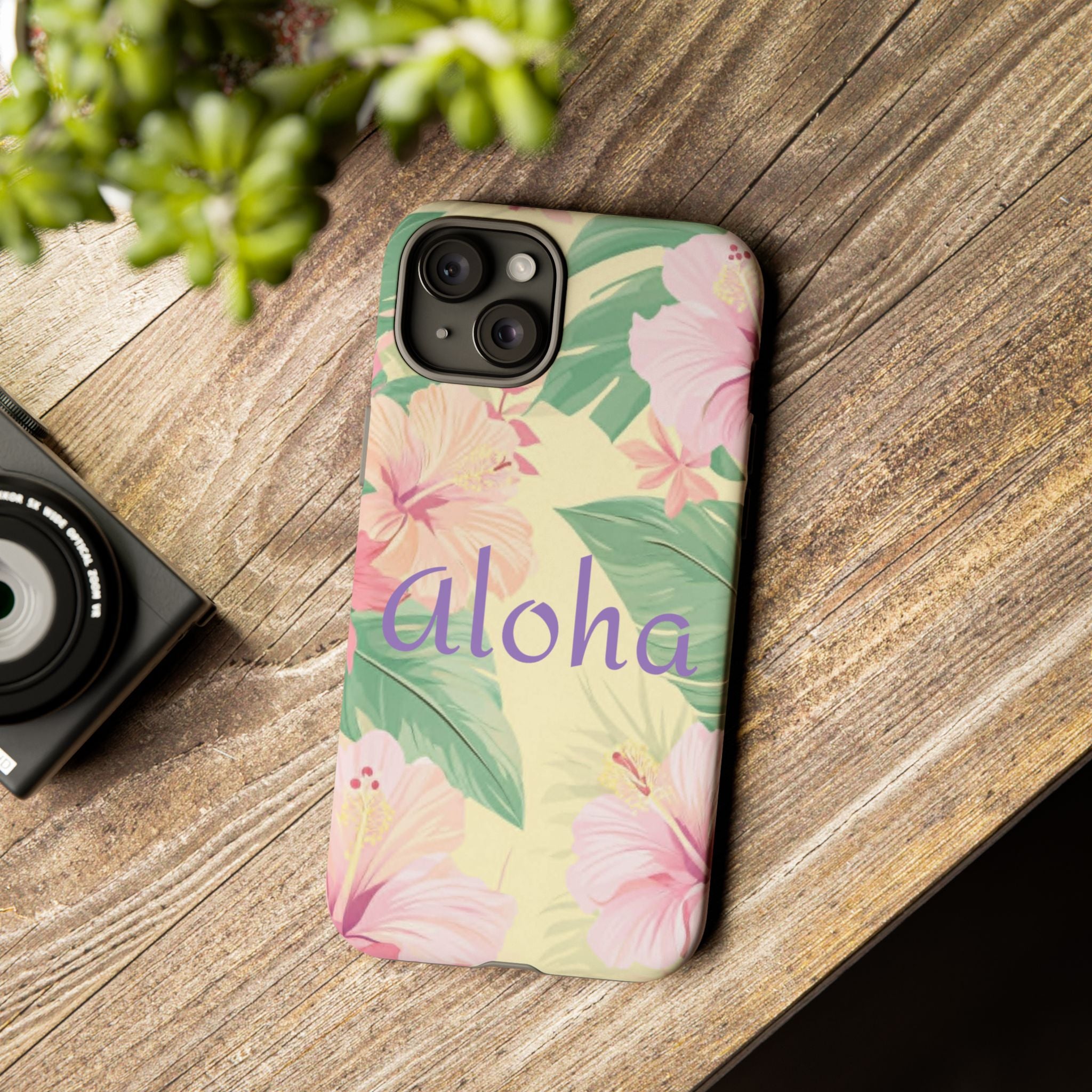 Aloha Floral Tough Phone Case — Tropical Hibiscus Protective Cover