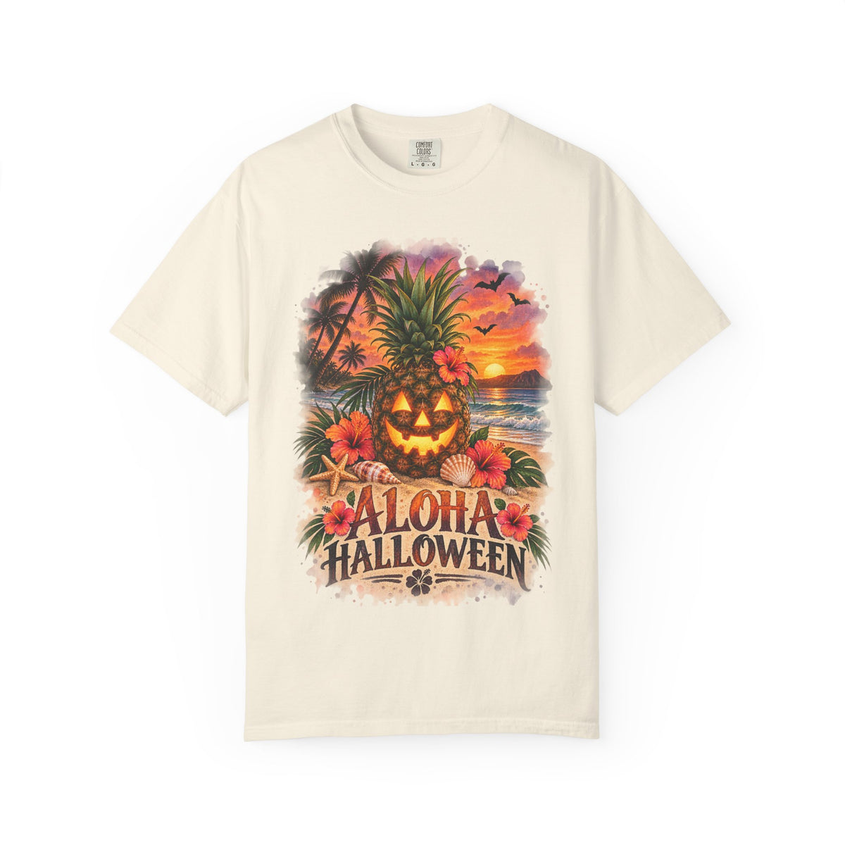 Aloha Halloween Tropical Pineapple T-Shirt