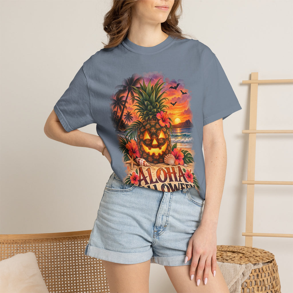 Aloha Halloween Tropical Pineapple T-Shirt