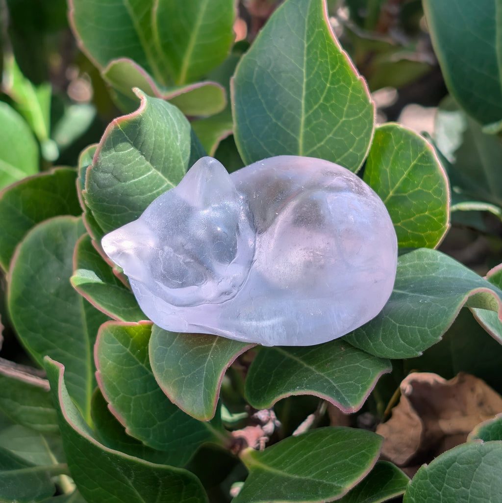 Makai Green Fluorite Sleeping Cats