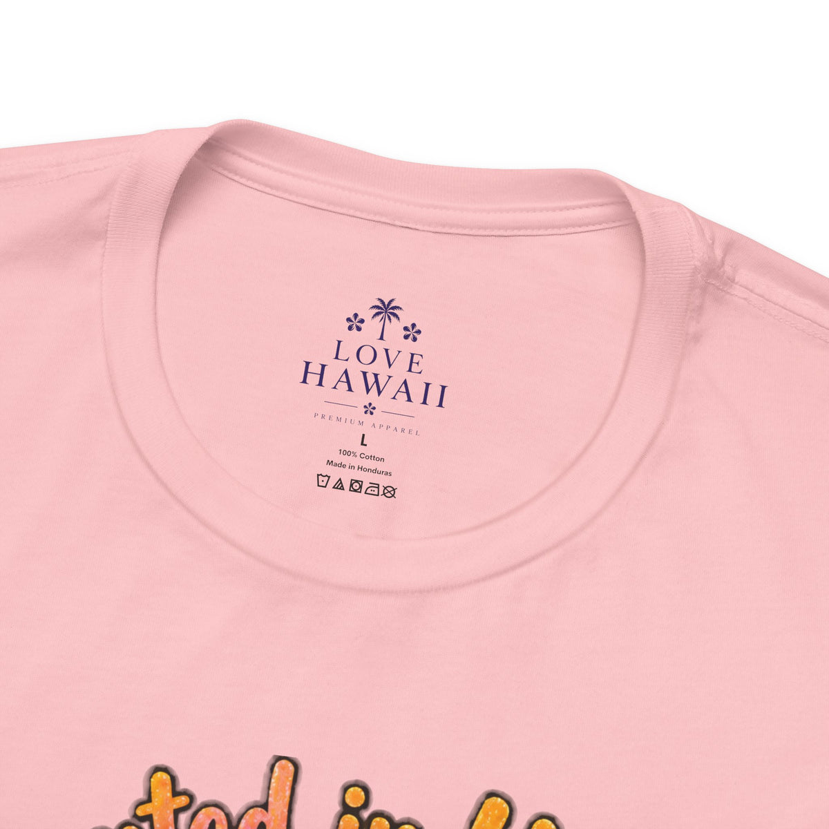 Haunted in Hawaii ghost palm tree tee | Halloween tropical pumpkin design