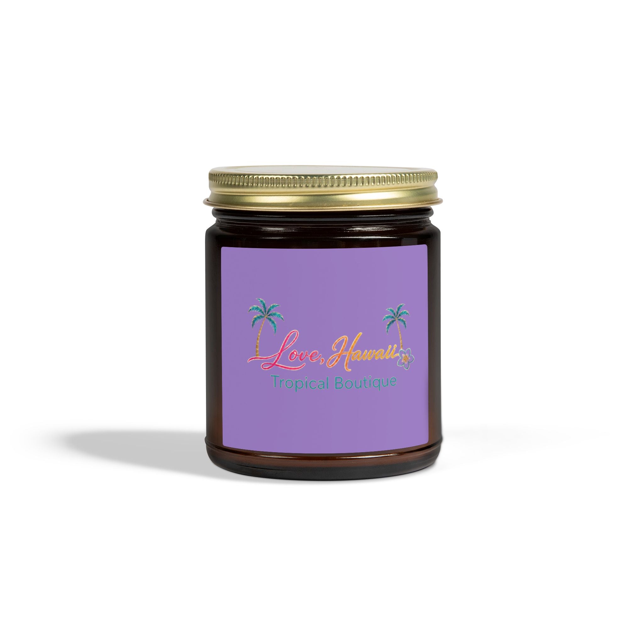 Coconut Apricot Scented Candle — Tropical Boutique Soy Jar (4oz or 9oz)