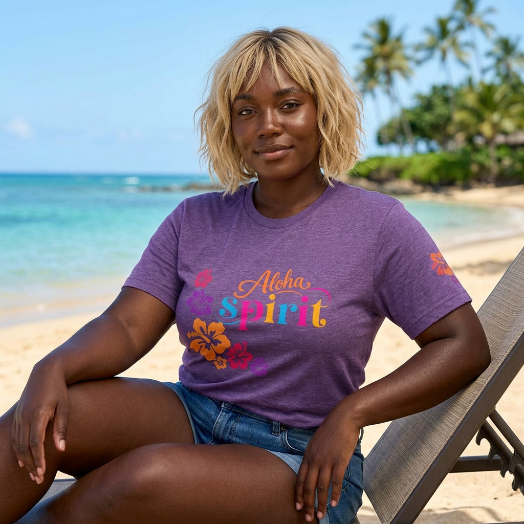 Aloha Spirit T-Shirt — Tropical Hawaiian Vacation Tee- Aloha Collection