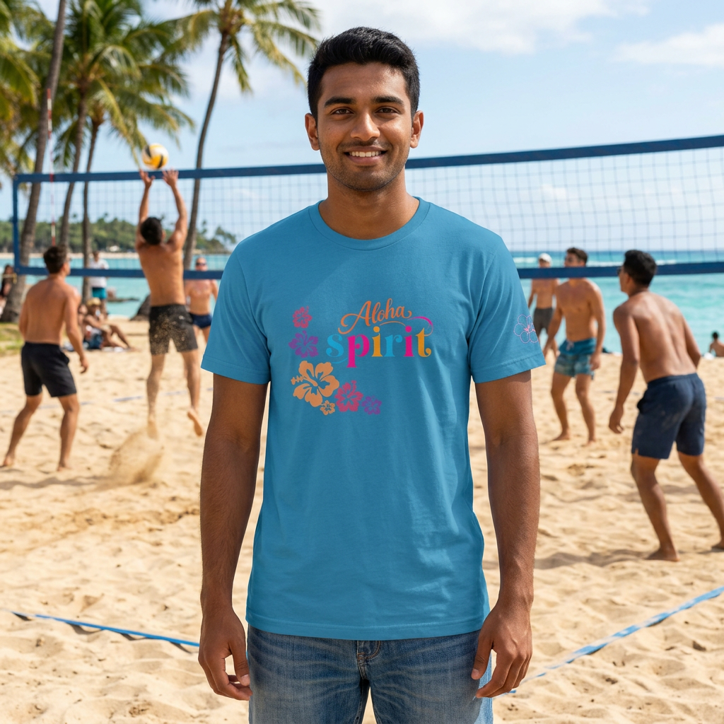 Aloha Spirit T-Shirt — Tropical Hawaiian Vacation Tee- Aloha Collection