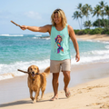 Mermaid Siren Tank Top — Rainbow 'Song' Graphic Beach Tank