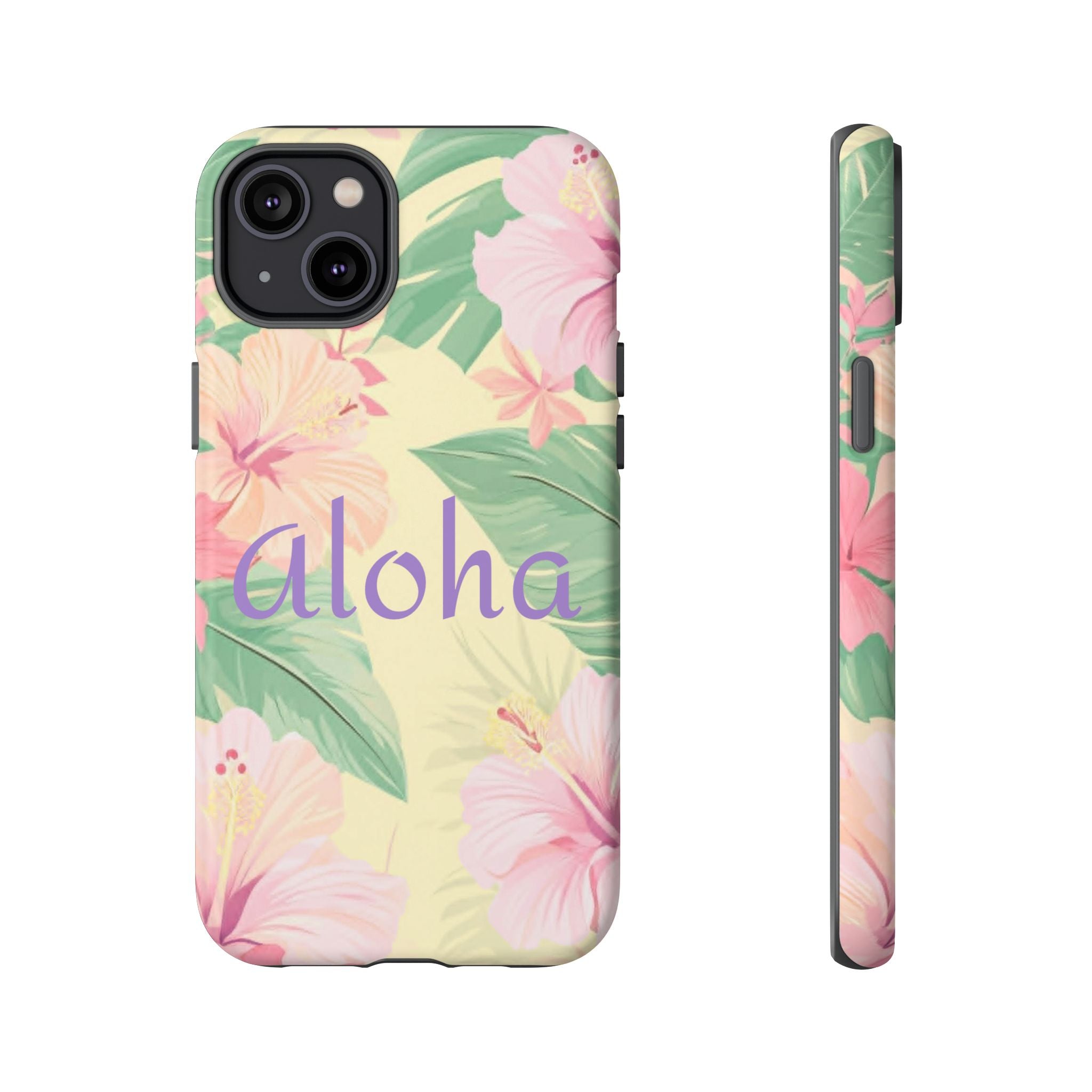 Aloha Floral Tough Phone Case — Tropical Hibiscus Protective Cover
