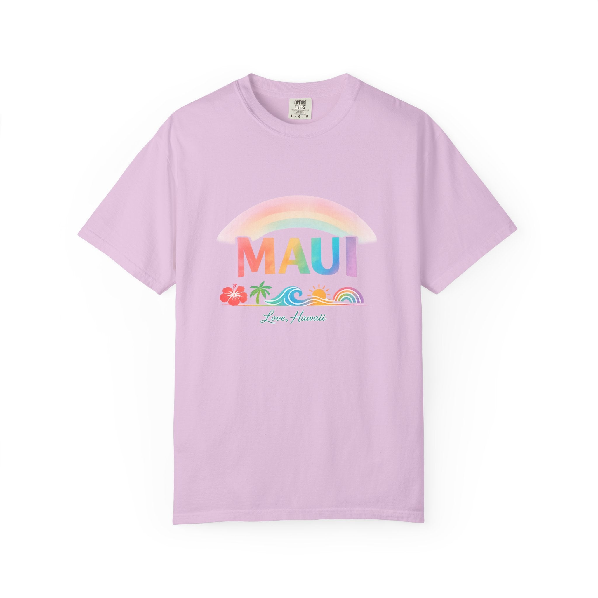 Maui Tropical Rainbow Tee – Love, Hawaii Collection