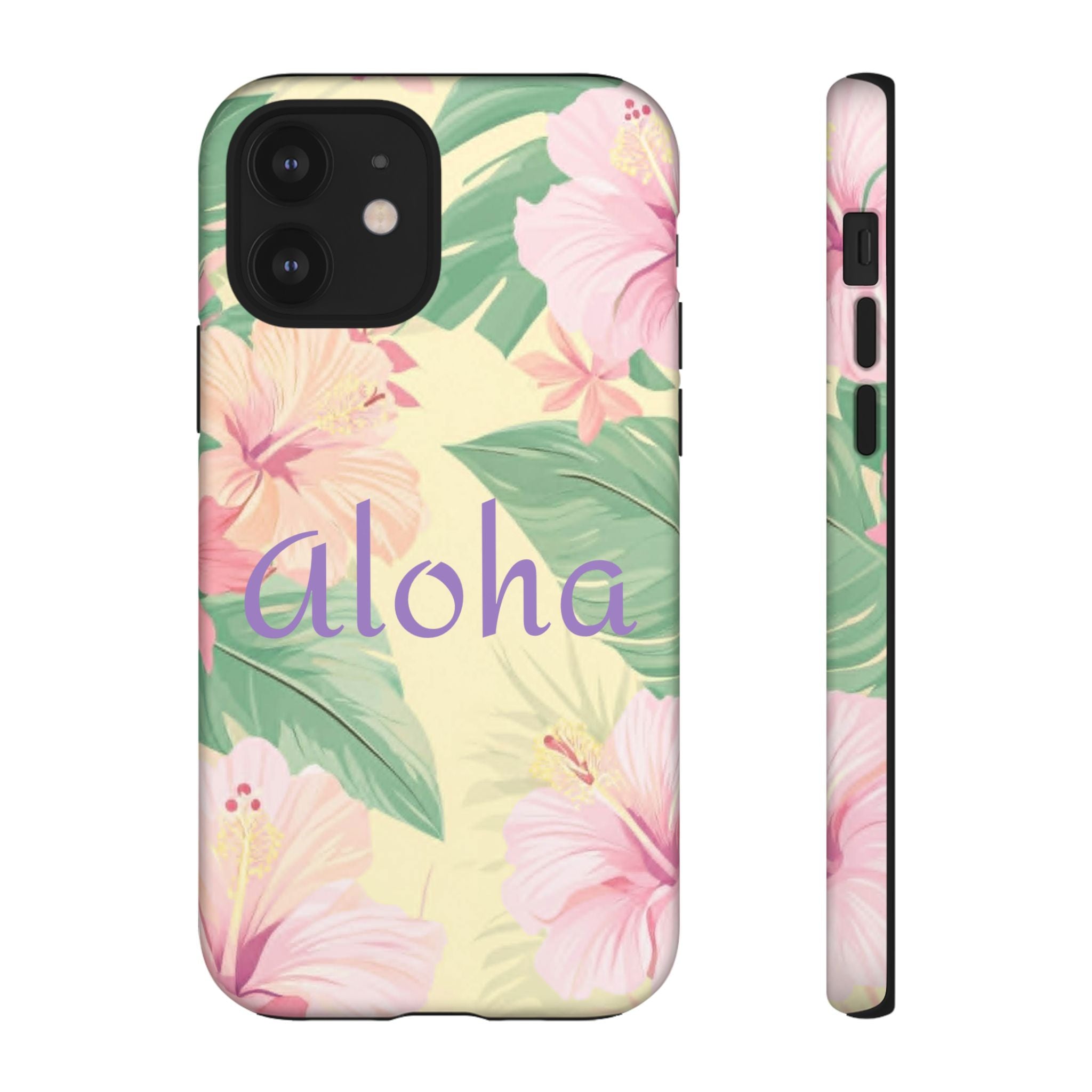 Aloha Floral Tough Phone Case — Tropical Hibiscus Protective Cover