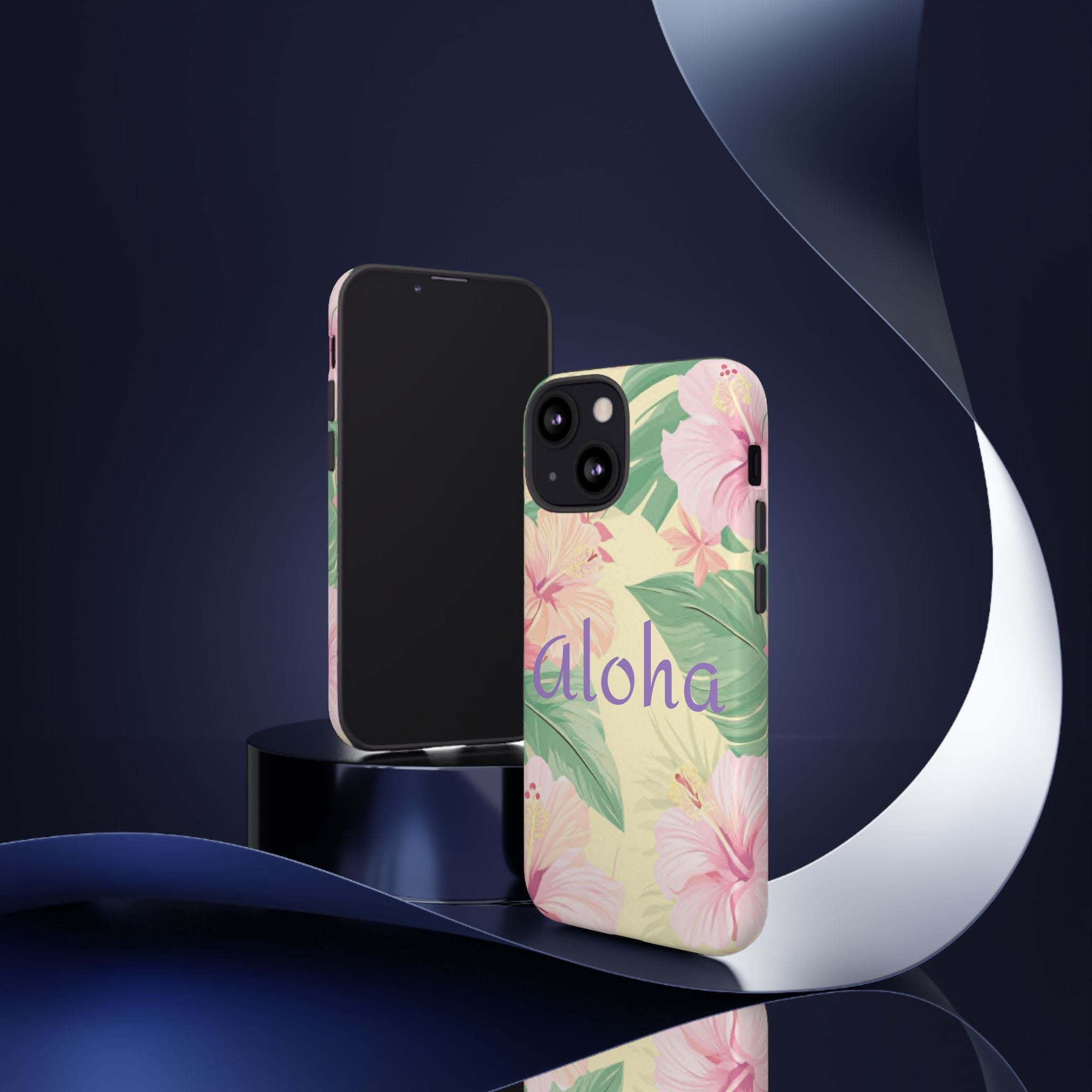 Aloha Floral Tough Phone Case — Tropical Hibiscus Protective Cover