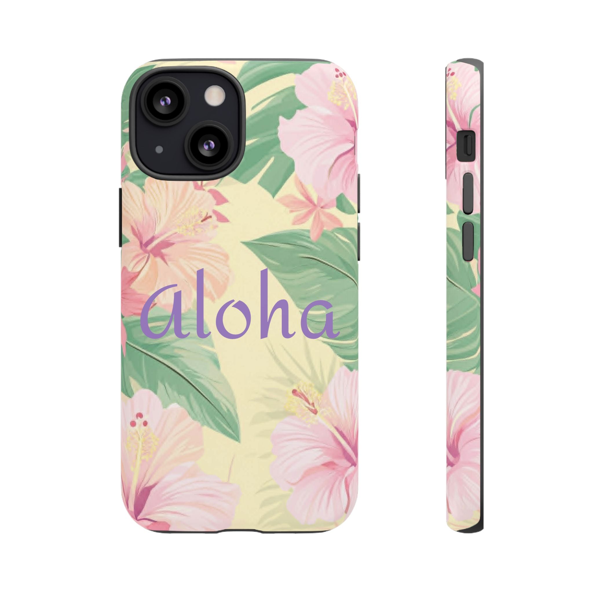Aloha Floral Tough Phone Case — Tropical Hibiscus Protective Cover