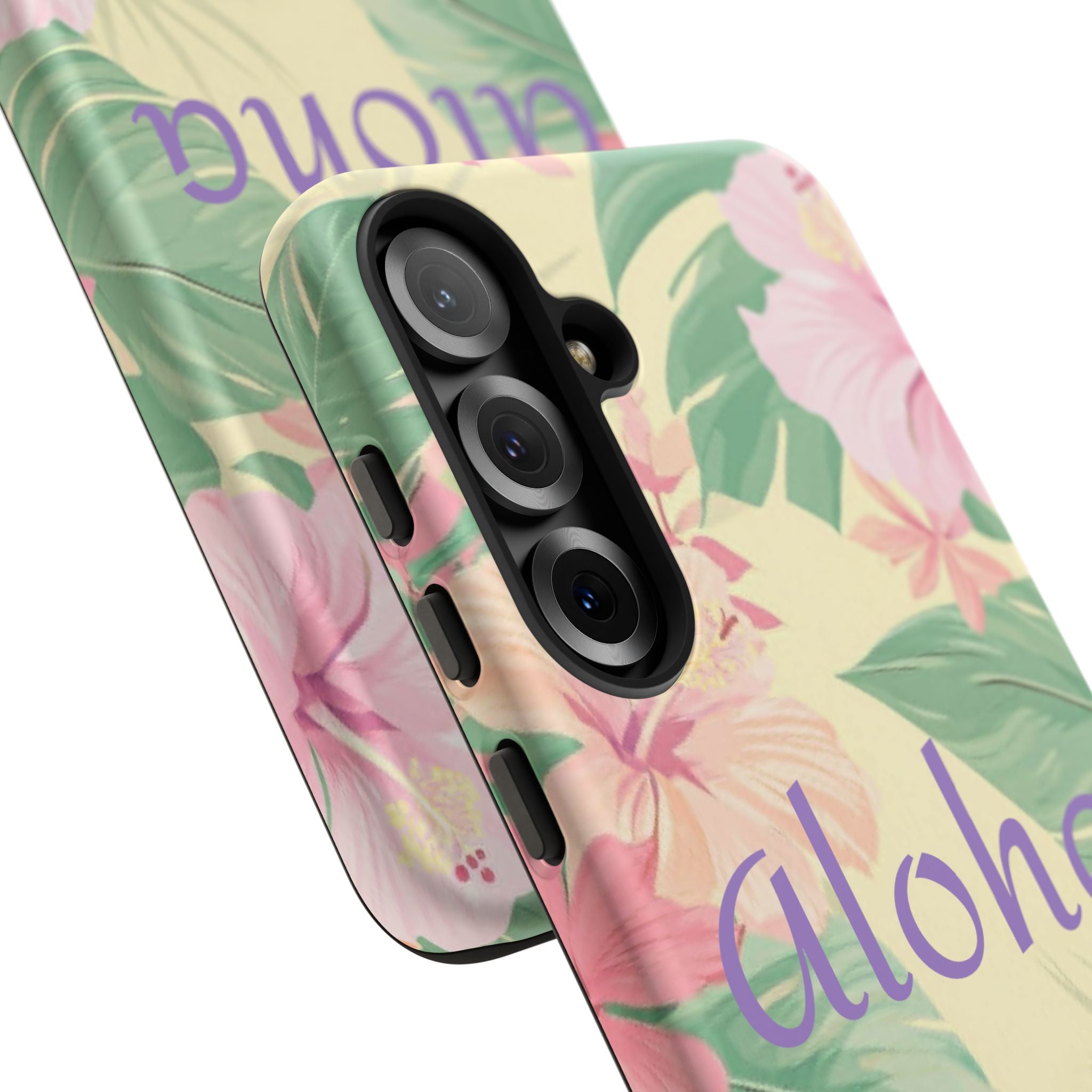Aloha Floral Tough Phone Case — Tropical Hibiscus Protective Cover