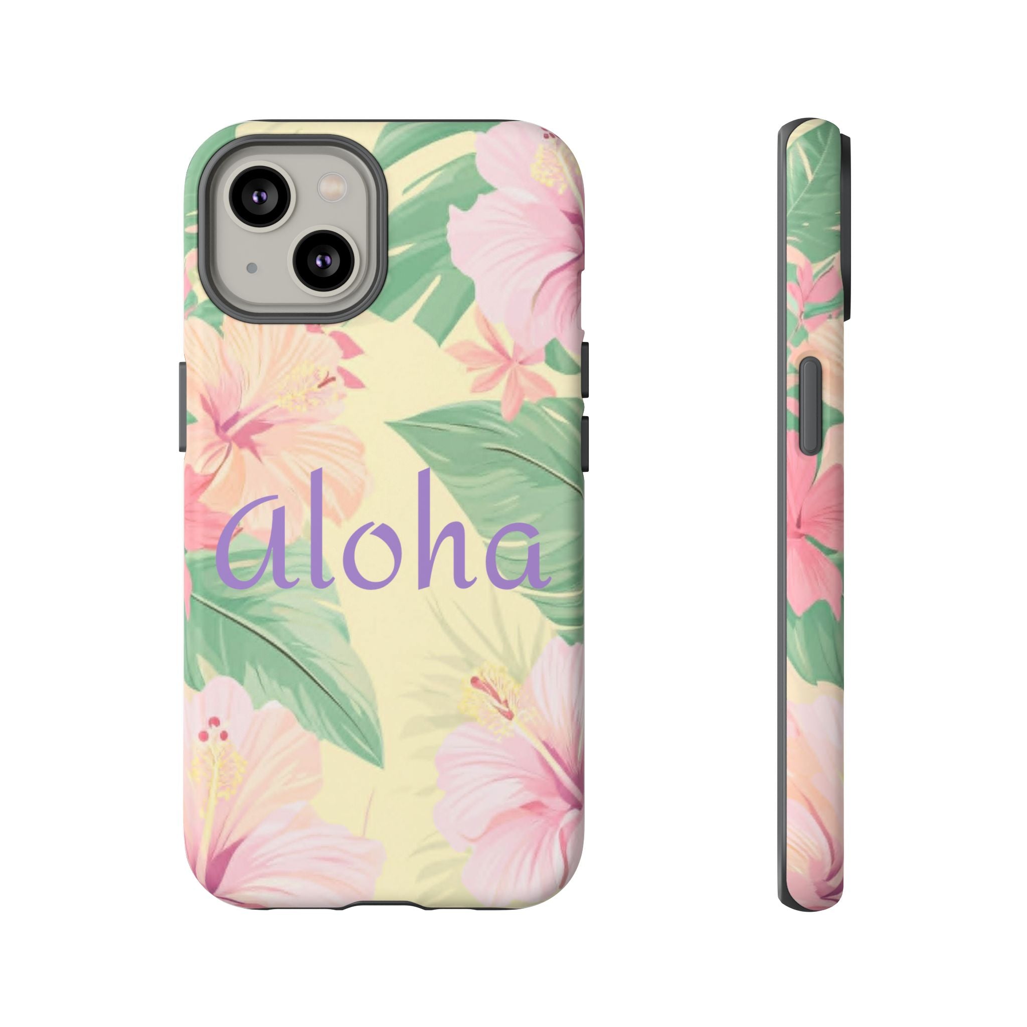 Aloha Floral Tough Phone Case — Tropical Hibiscus Protective Cover