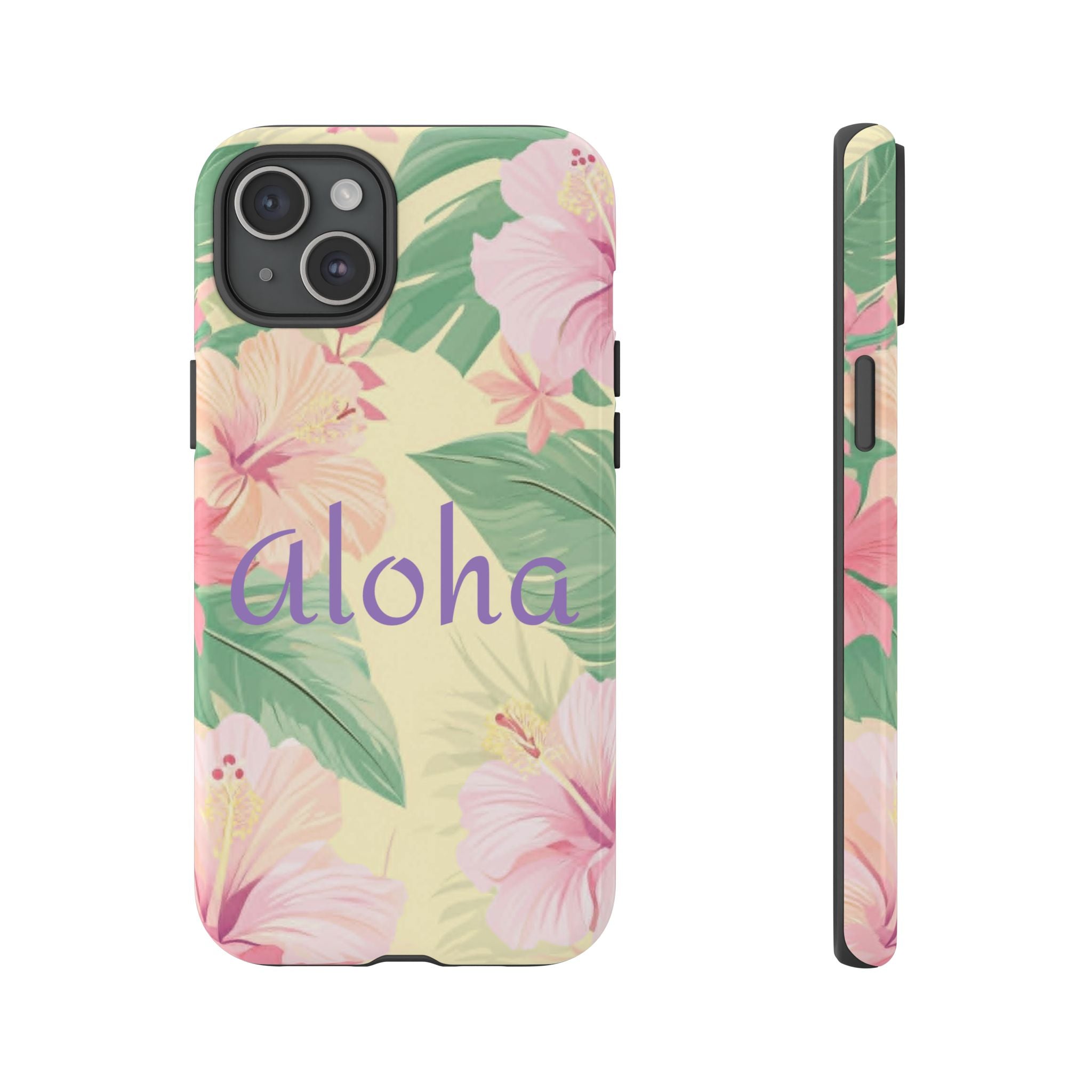 Aloha Floral Tough Phone Case — Tropical Hibiscus Protective Cover
