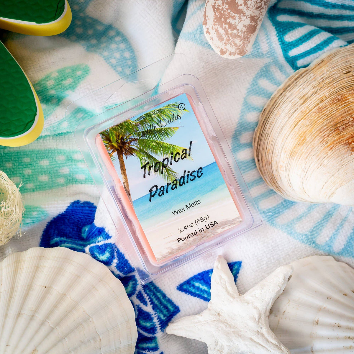 Tropical Paradise- Maximum Scent Wax Cubes/Melts- 1 Pack -2: 1 Pack of Wax Melts