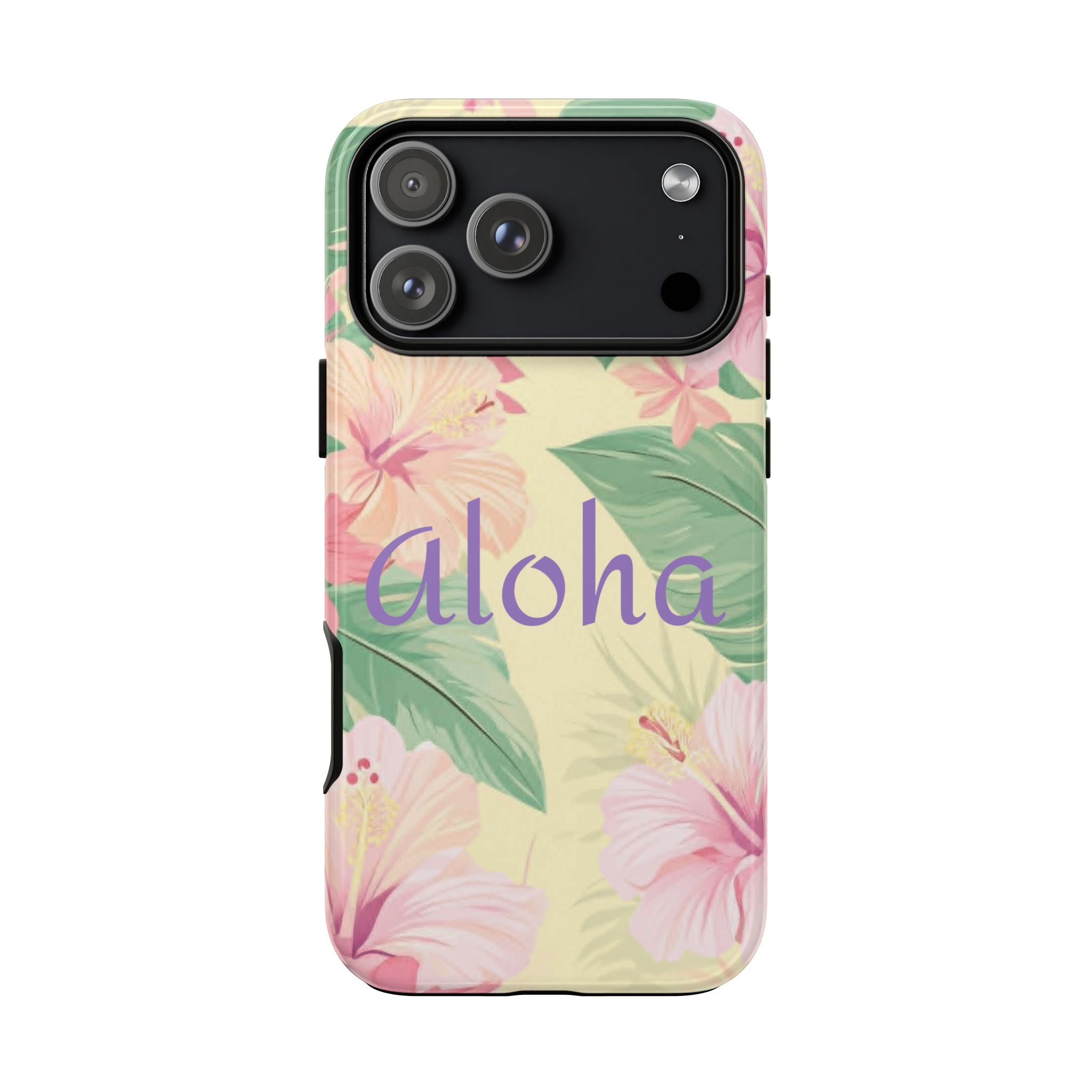 Aloha Floral Tough Phone Case — Tropical Hibiscus Protective Cover