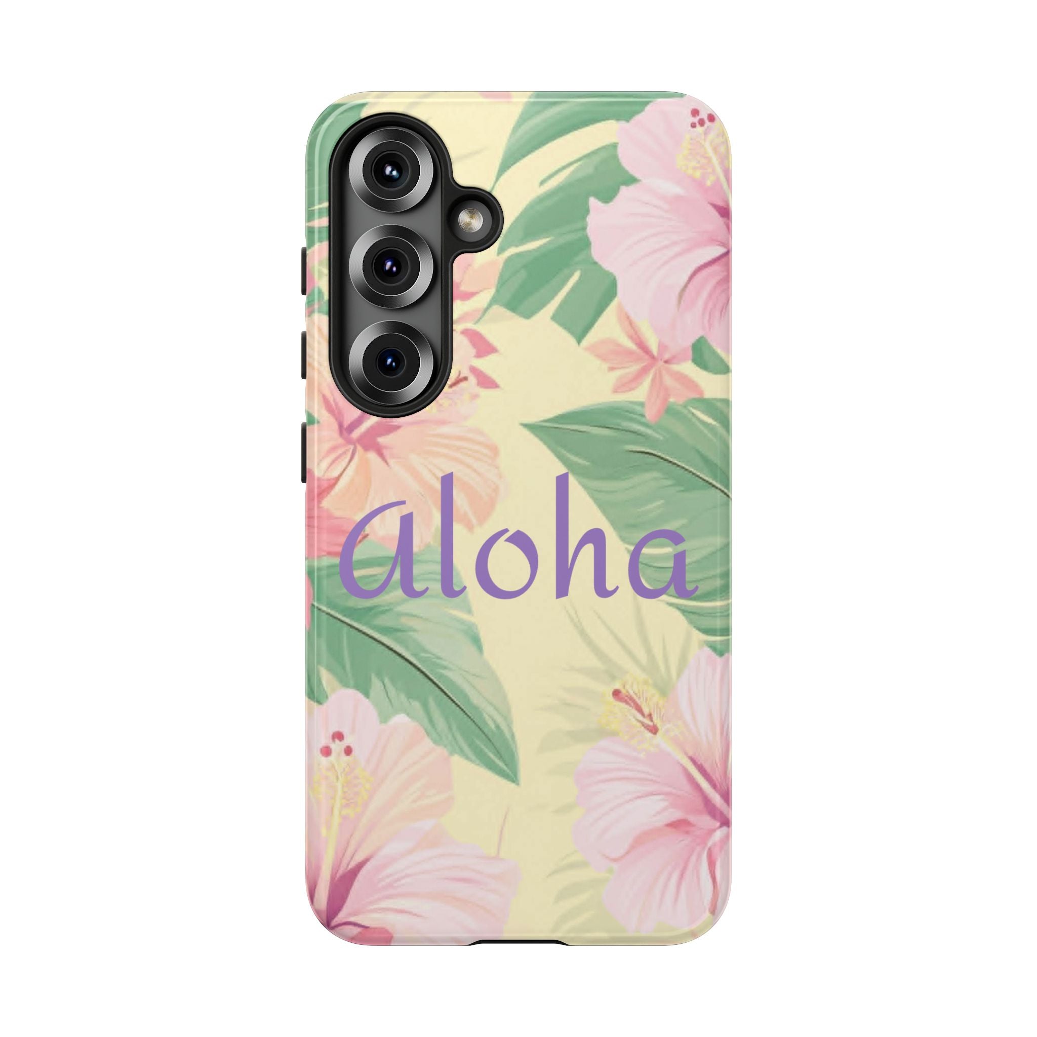 Aloha Floral Tough Phone Case — Tropical Hibiscus Protective Cover