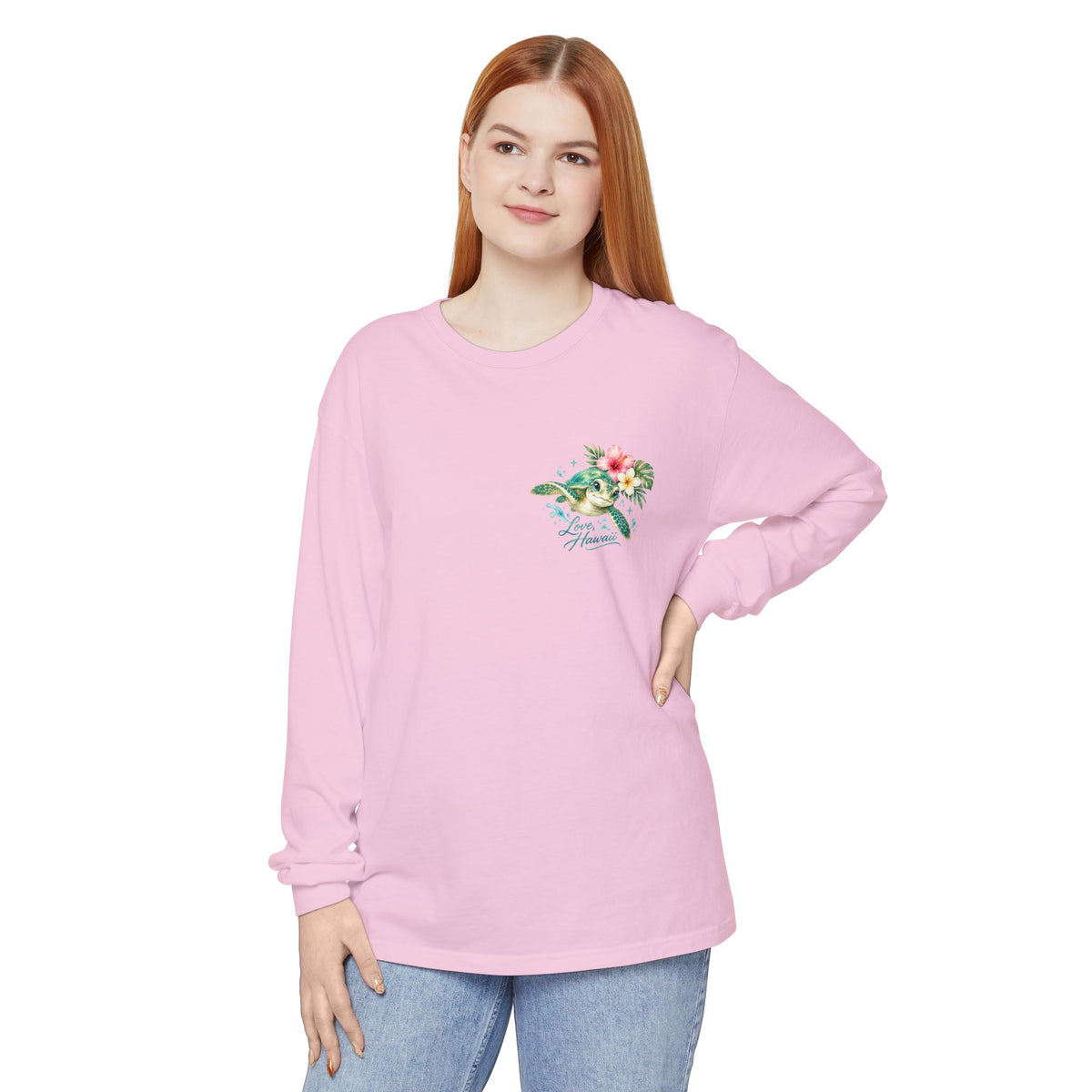 Aloha Little Dreamer| Sea Turtle Long Sleeve T-Shirt | Love Hawaii