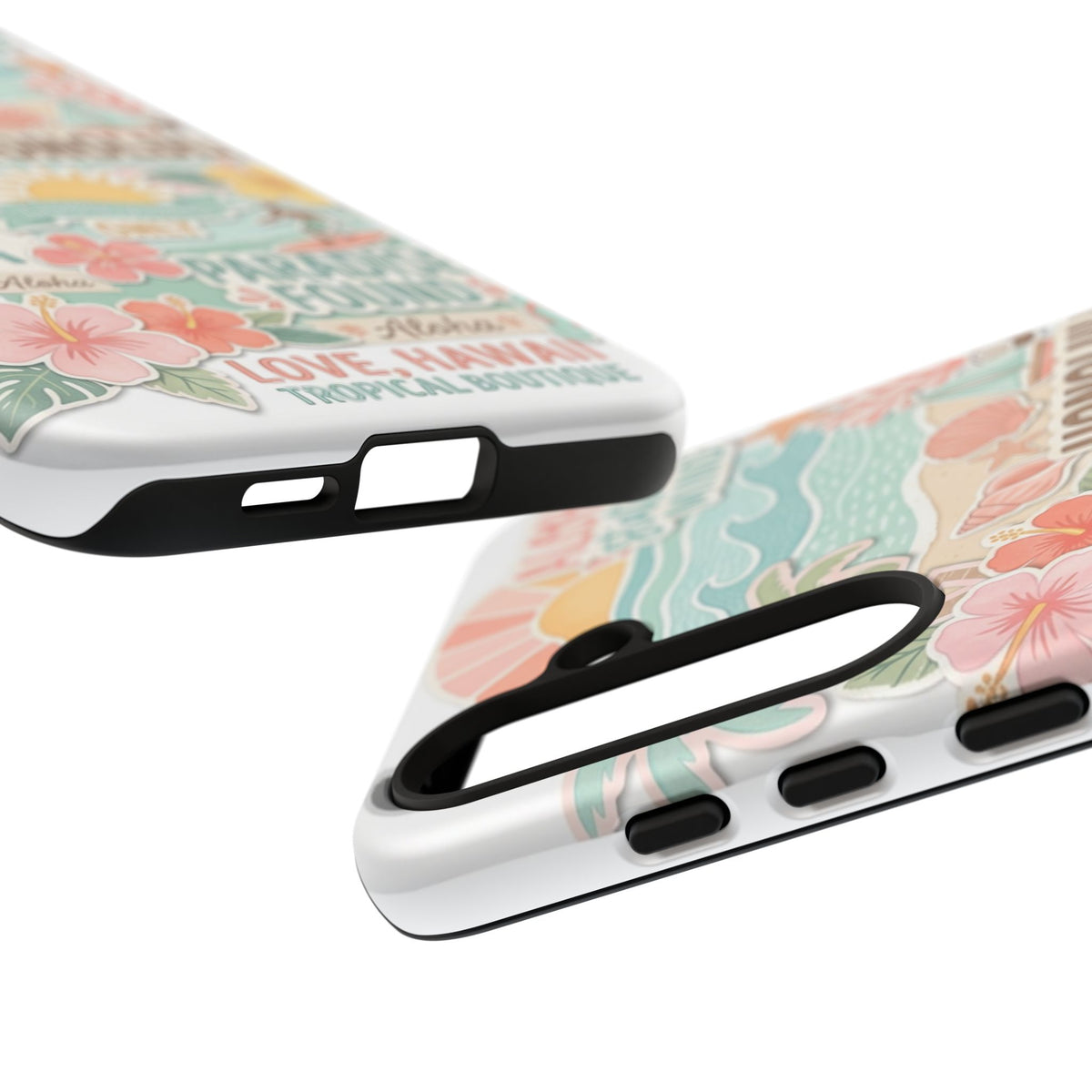 Hawaii Beach Collage Phone Case | Tropical Honolulu Floral Paradise