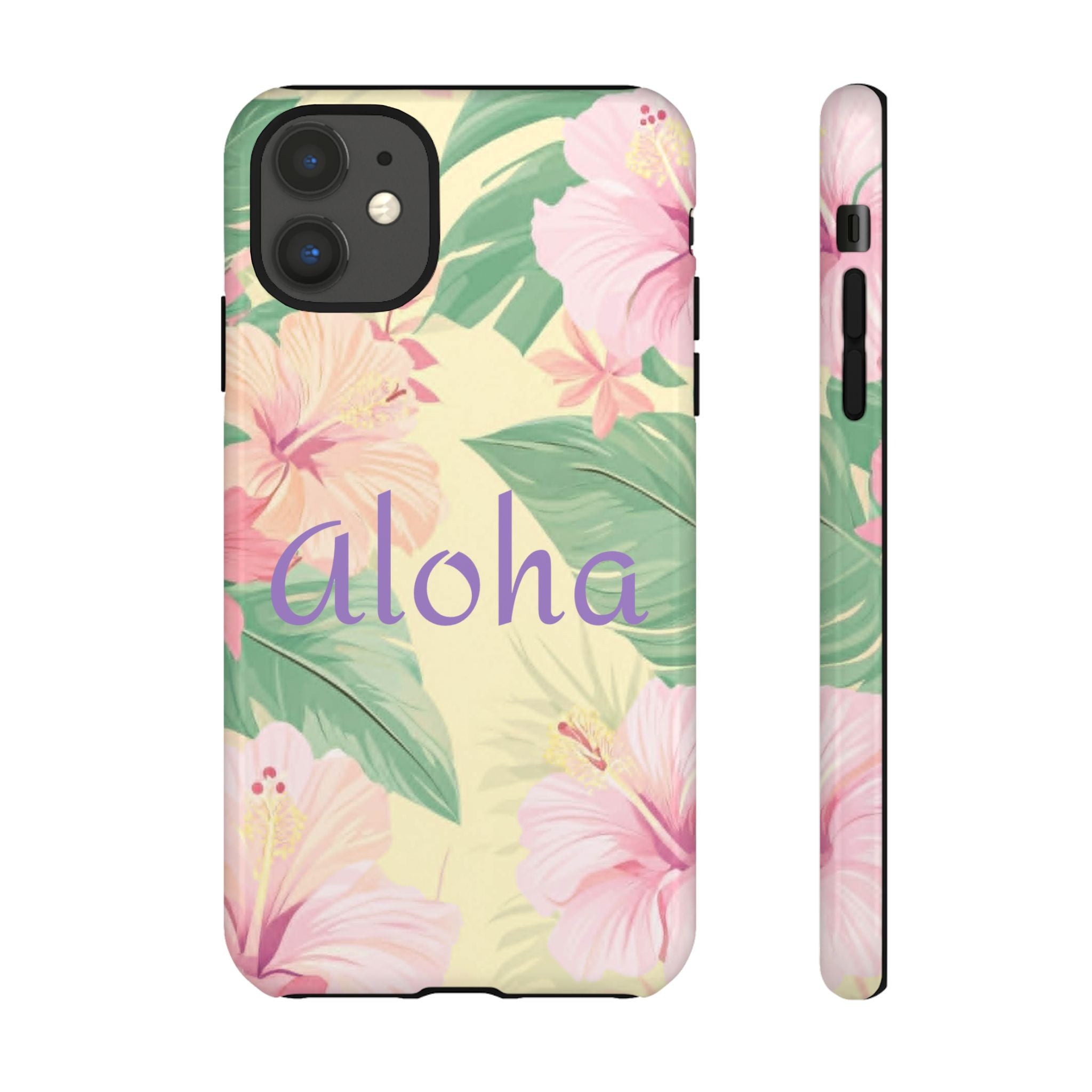 Aloha Floral Tough Phone Case — Tropical Hibiscus Protective Cover