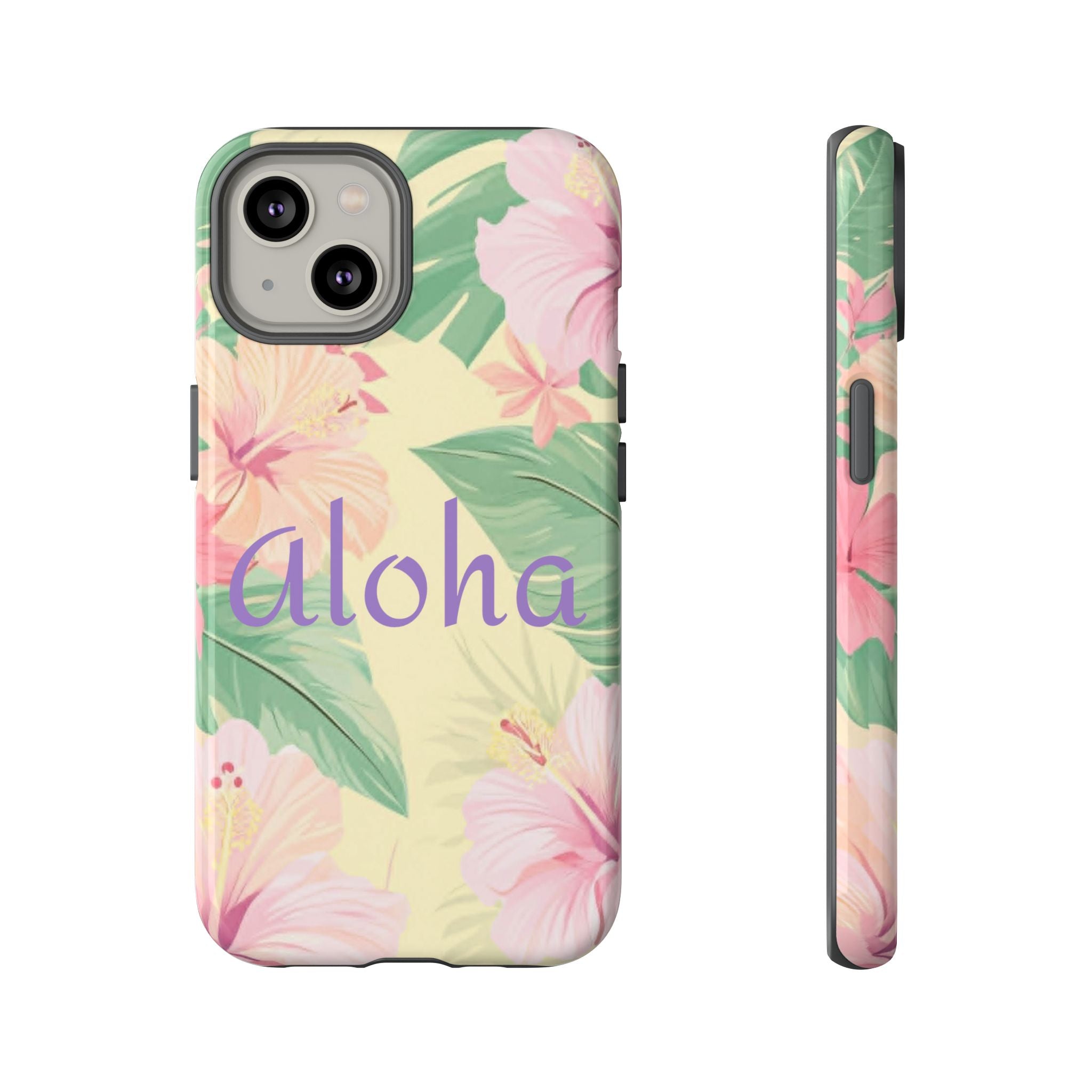 Aloha Floral Tough Phone Case — Tropical Hibiscus Protective Cover