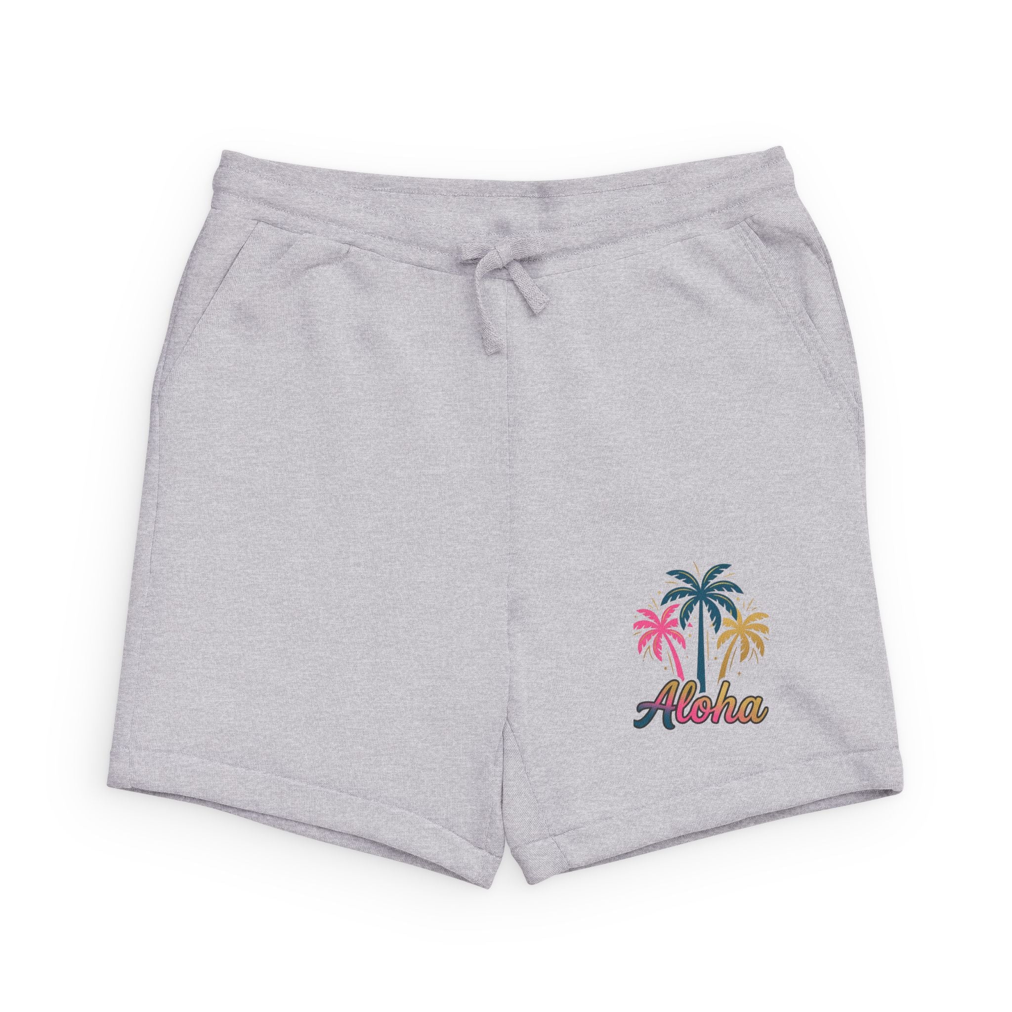 Aloha Palm Trees Sweatshort | Tropical Script| Love, Hawaii Aloha Collection