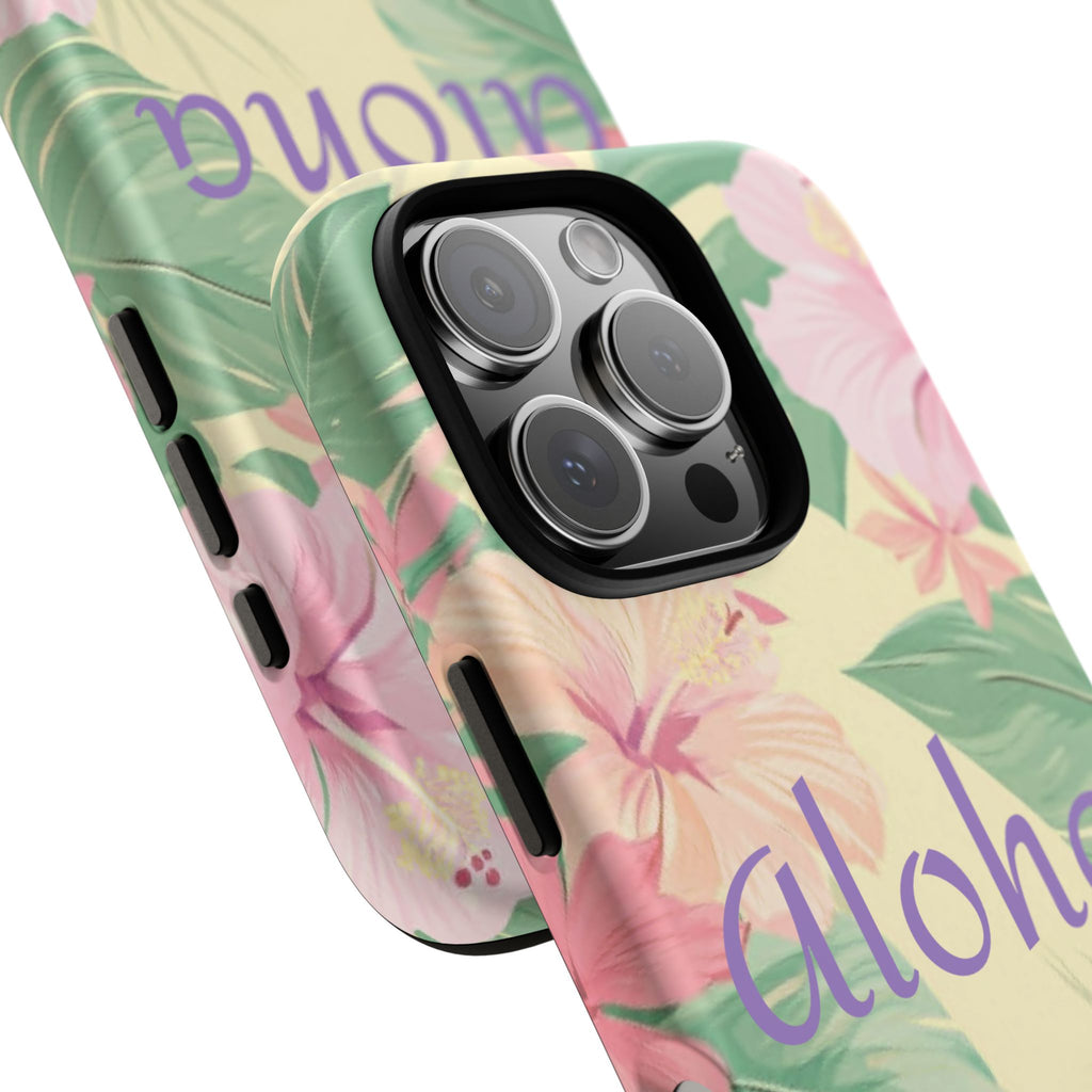 Aloha Floral Tough Phone Case — Tropical Hibiscus Protective Cover
