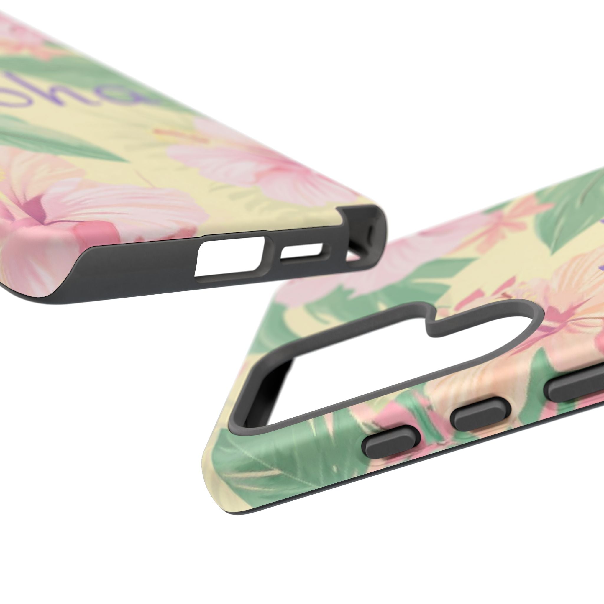 Aloha Floral Tough Phone Case — Tropical Hibiscus Protective Cover