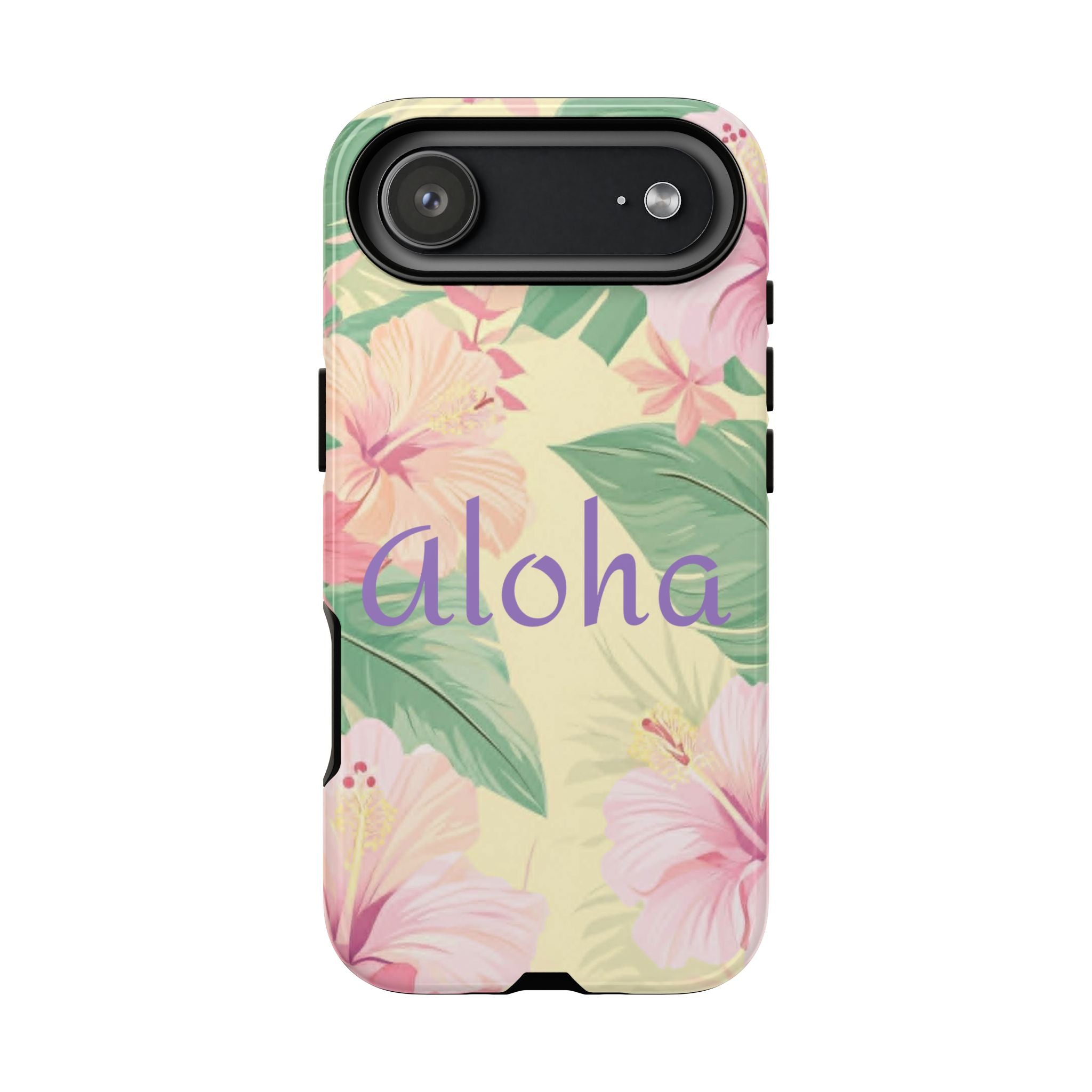 Aloha Floral Tough Phone Case — Tropical Hibiscus Protective Cover