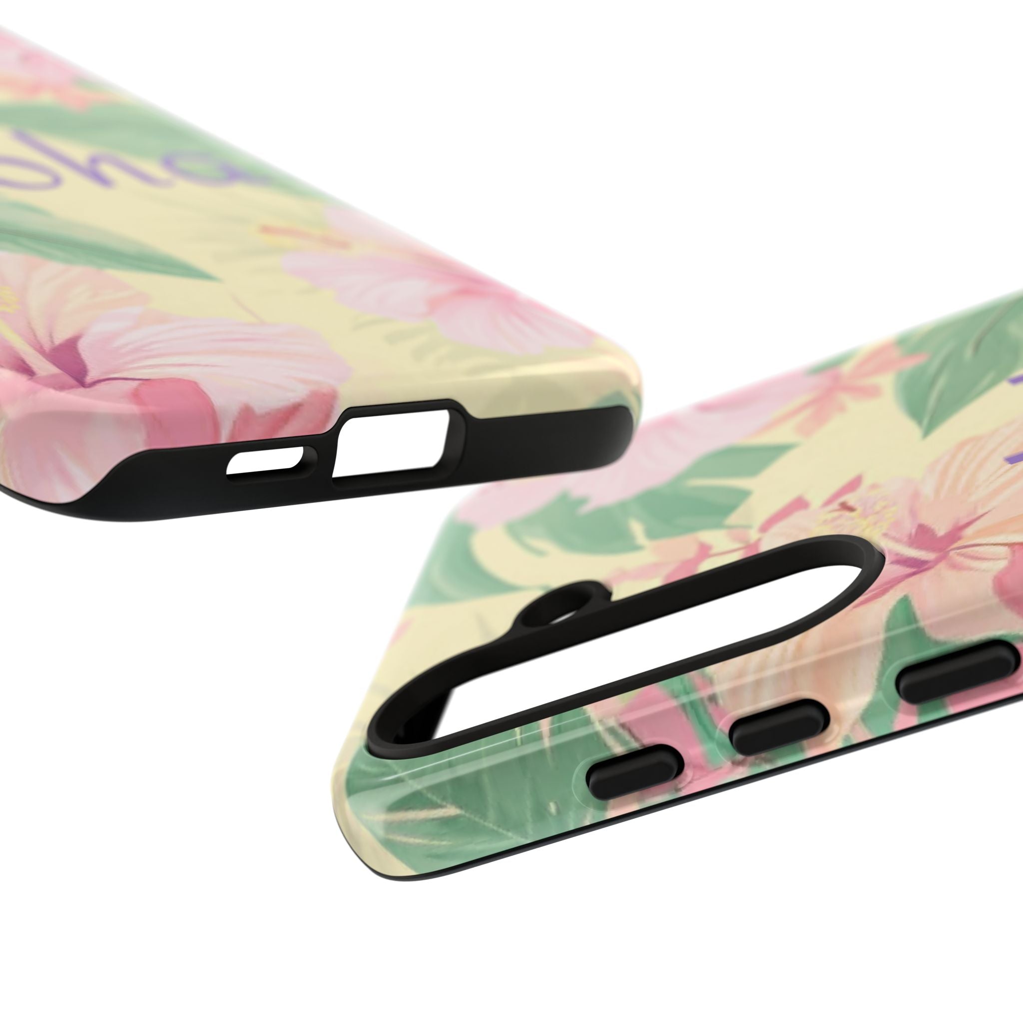 Aloha Floral Tough Phone Case — Tropical Hibiscus Protective Cover