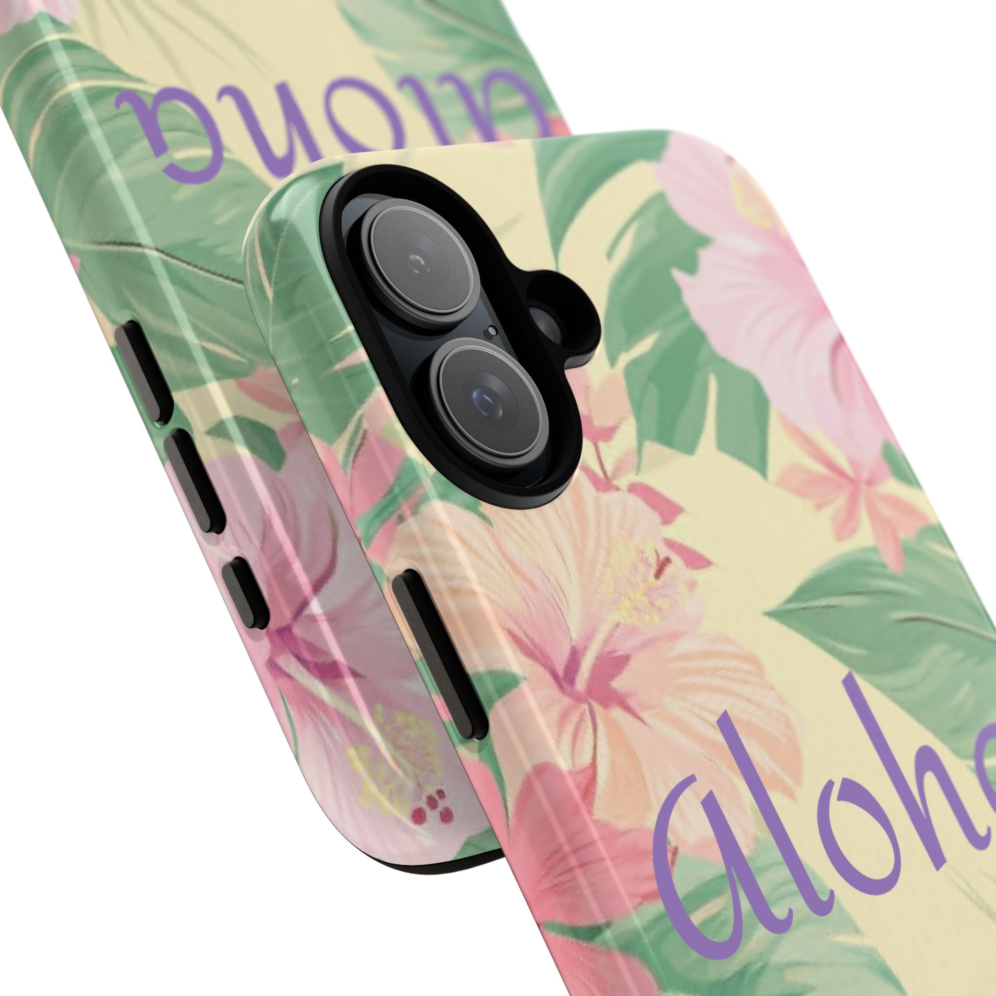 Aloha Floral Tough Phone Case — Tropical Hibiscus Protective Cover
