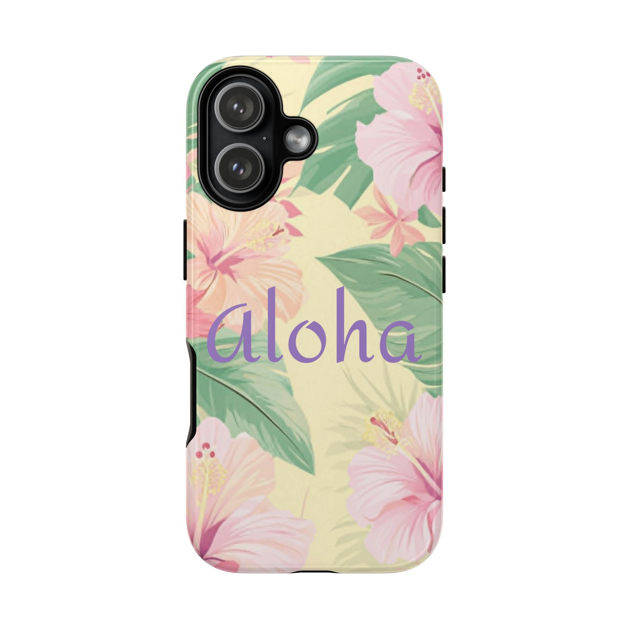 Aloha Floral Tough Phone Case — Tropical Hibiscus Protective Cover