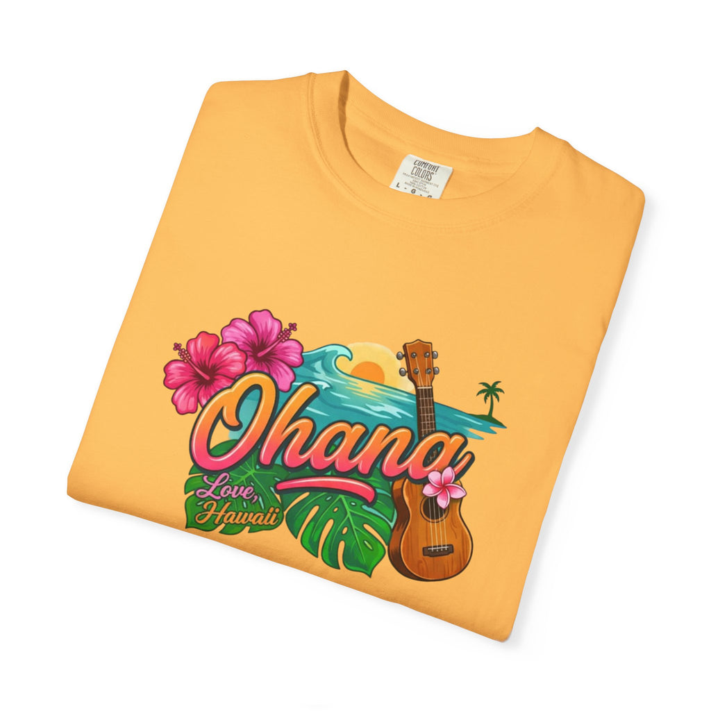 Ohana Tropical Sunset Tee-Love, Hawaii Collection