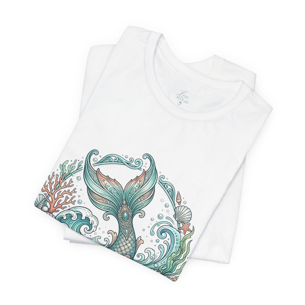 Soul of a Mermaid Mouth of a Sailor Tee | Mermaid Tail Nautical Tee