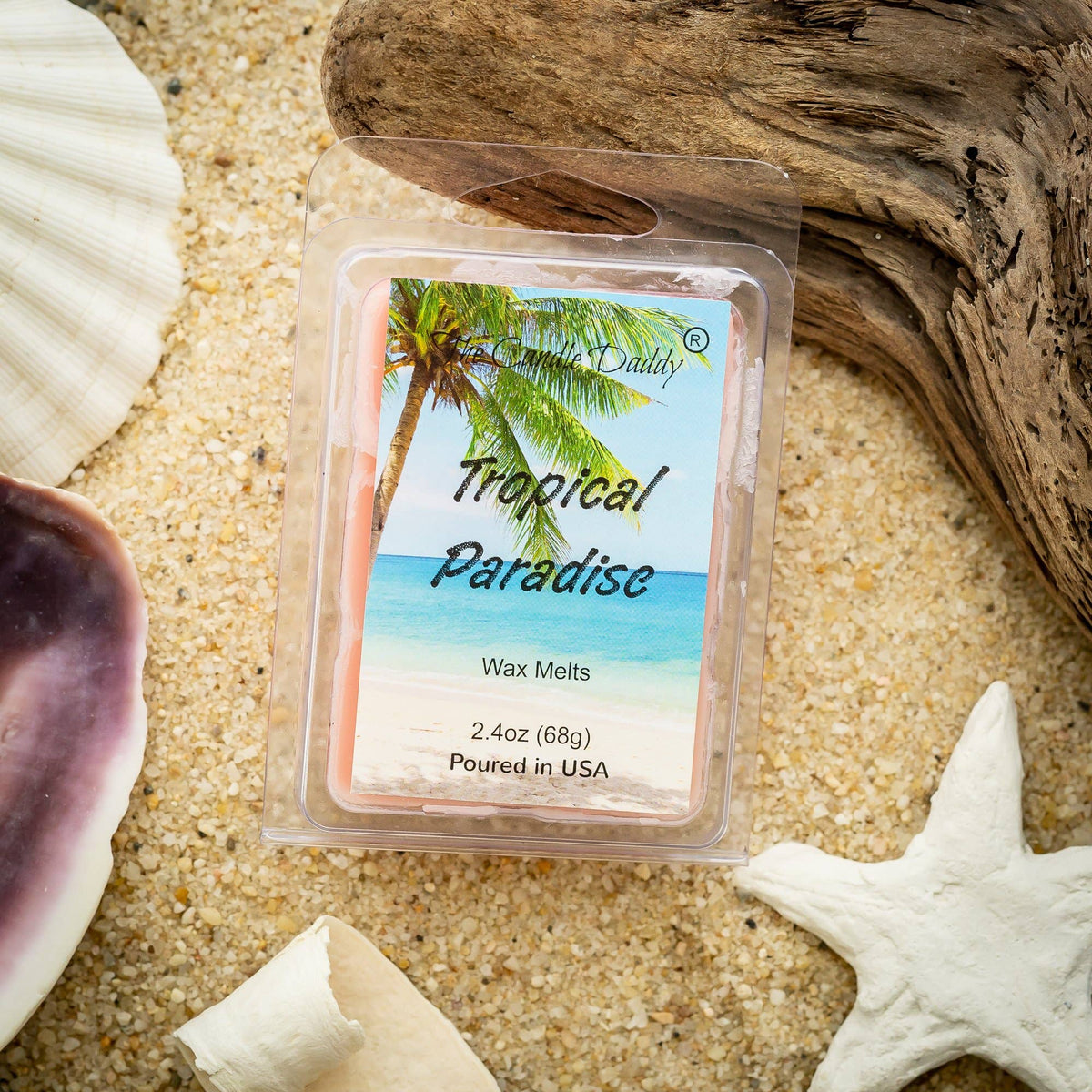 Tropical Paradise- Maximum Scent Wax Cubes/Melts- 1 Pack -2: 1 Pack of Wax Melts