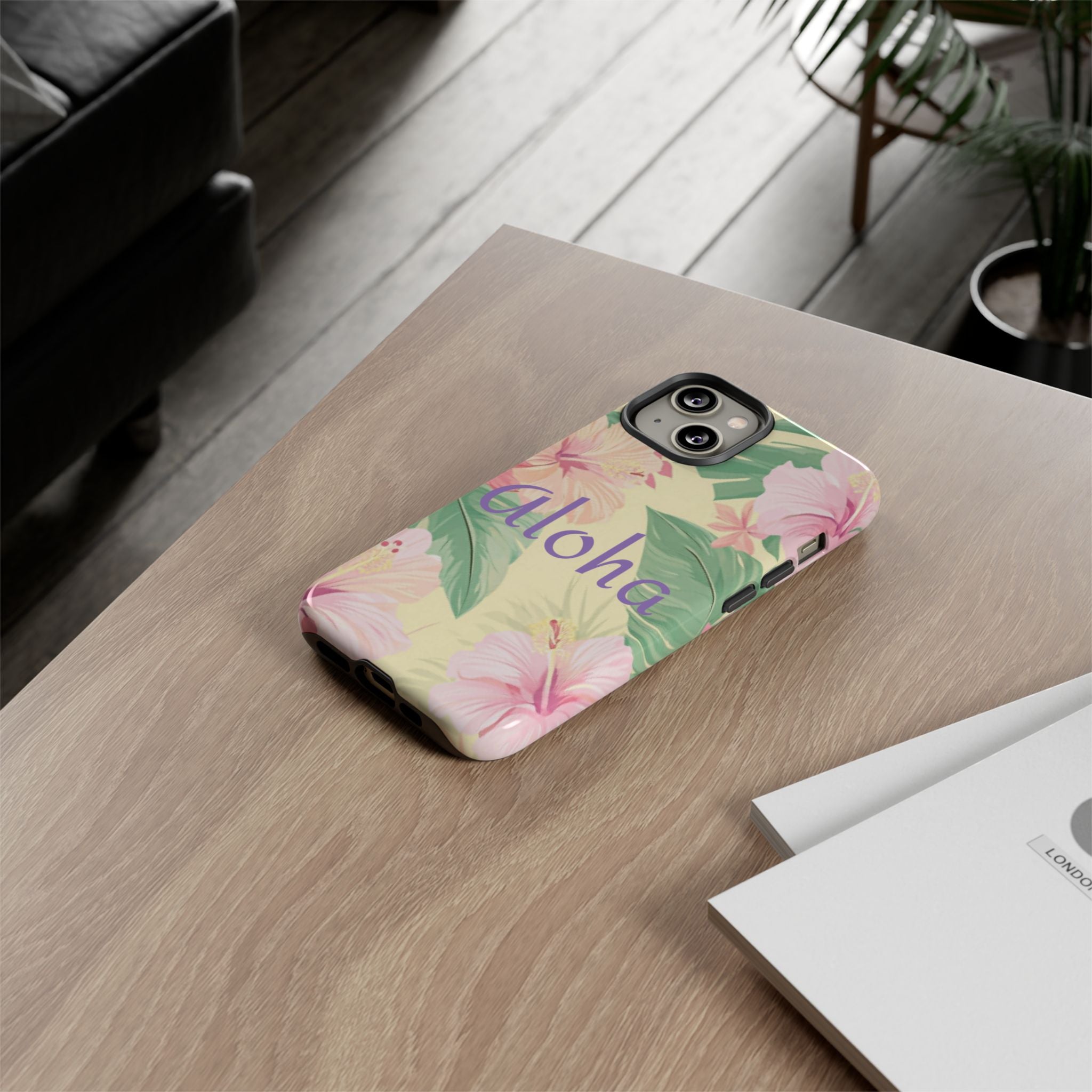 Aloha Floral Tough Phone Case — Tropical Hibiscus Protective Cover