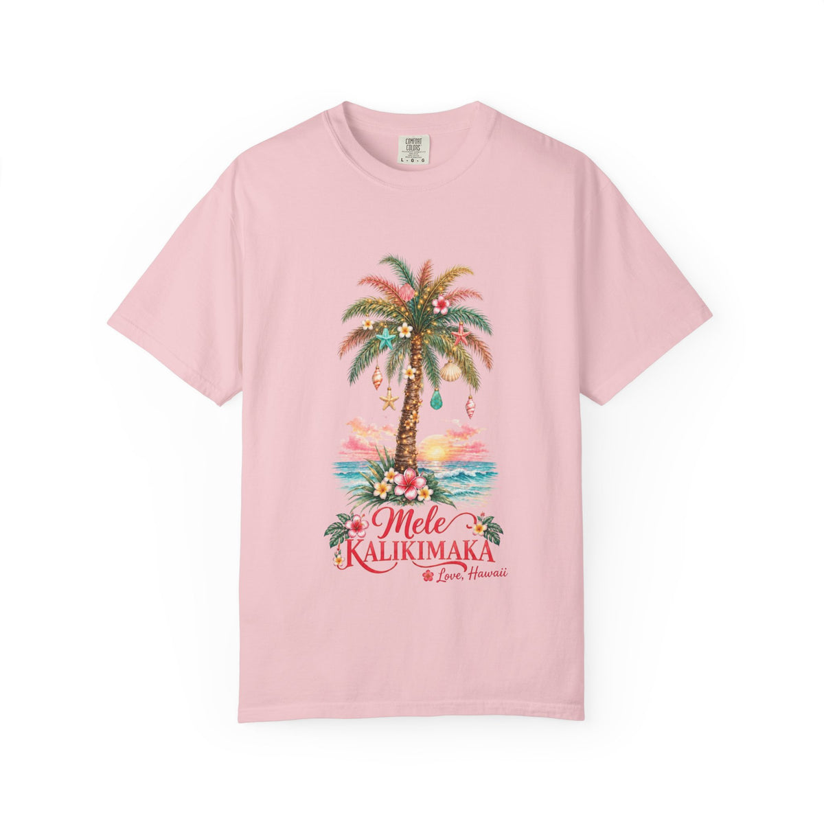 Mele Kalikimaka Hawaiian Christmas Shirt | Love, Hawaii